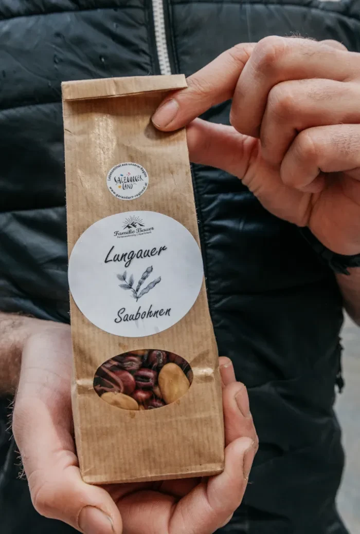 Genusstagebuch #64_Lungauer Saubohnen abgepackt