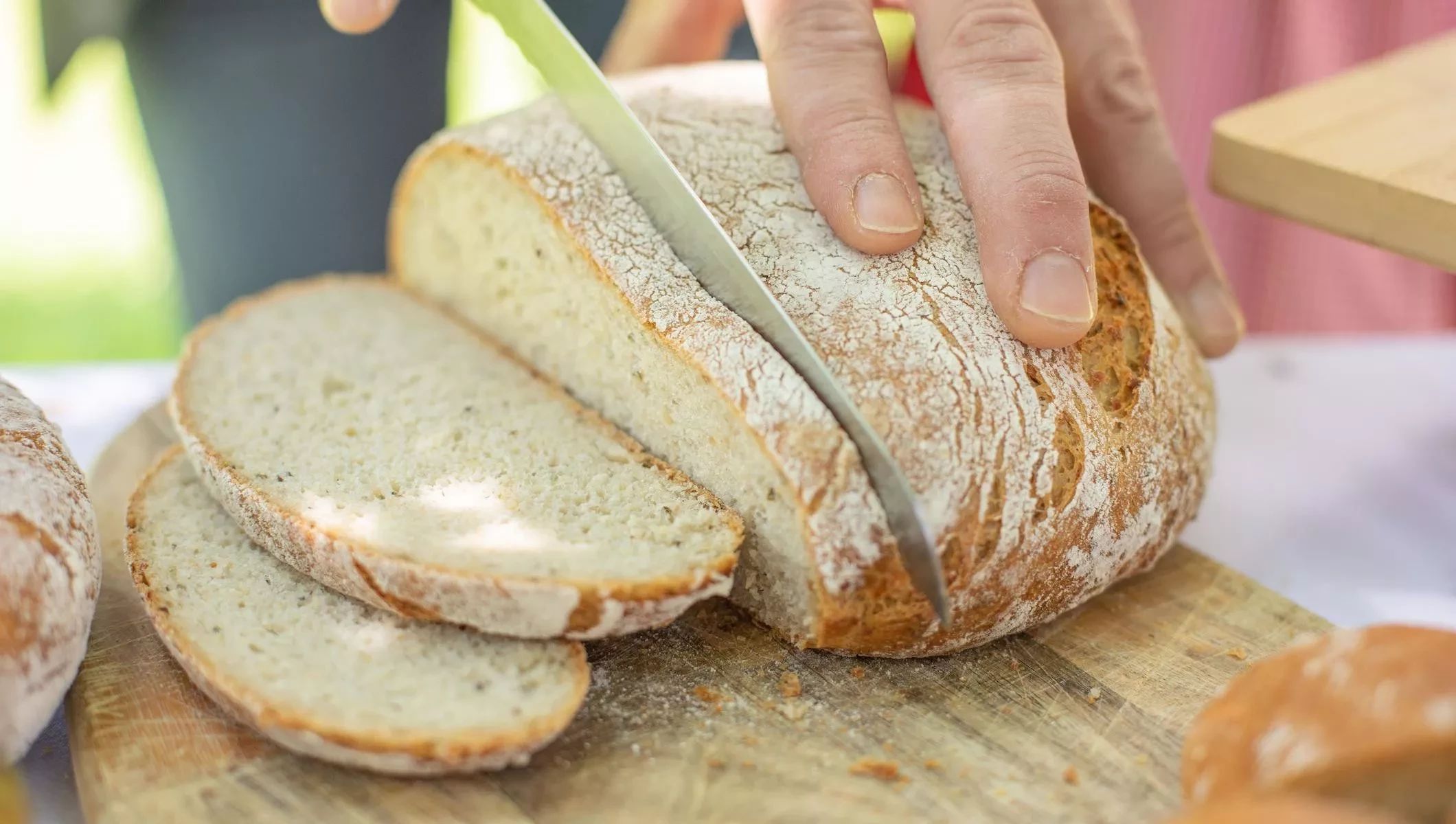 Brot aufgeschnitten