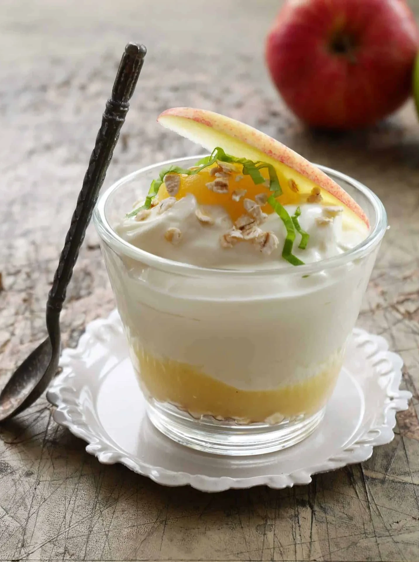 Apfel-Joghurt-Creme