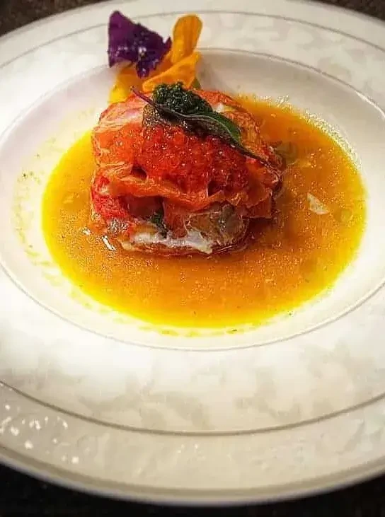 Tomate mit Räuchersaibling und Pesto_brigitte-quehenberger 