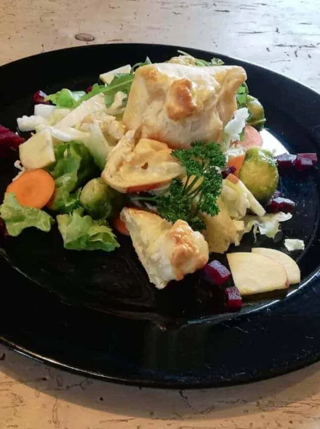 Käse gebacken