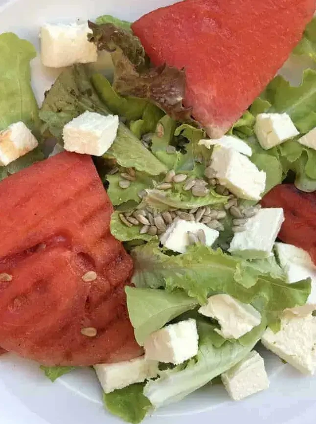 Gegrillte Wassermelone