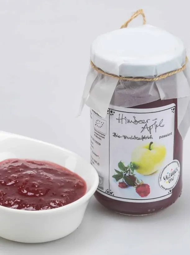 Bio Himbeer-Apfelfruchtaufstrich