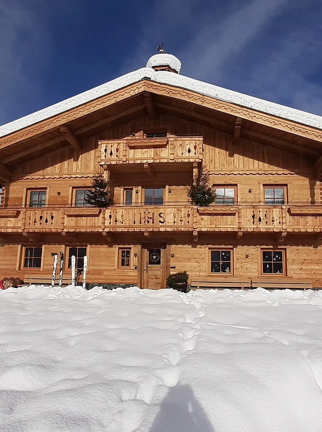 Bauernhaus im Winter