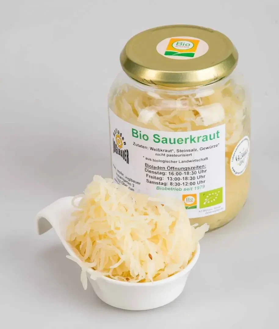 Sauerkraut verarbeitet