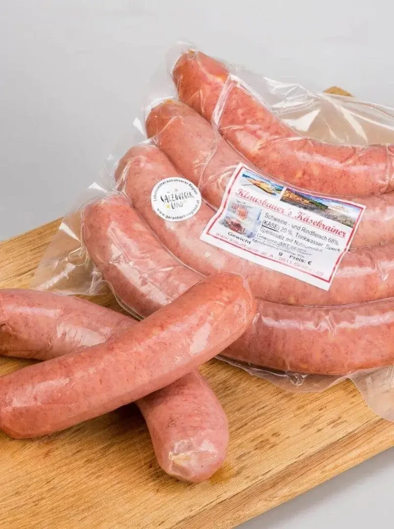 Wurst mit Käse