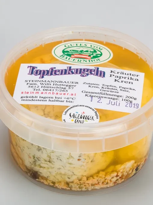 Topfenkugeln