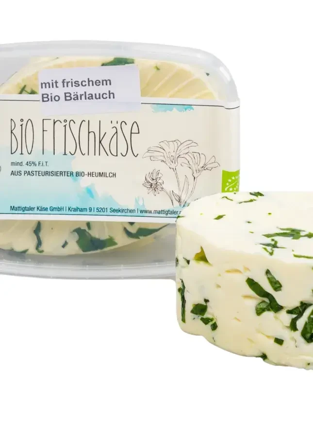 Frischkäse mit Bärlauch