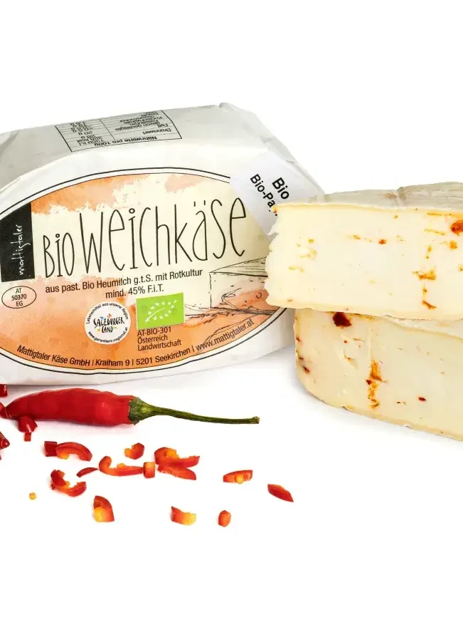 Weichkäse mit Paprika-Chilli