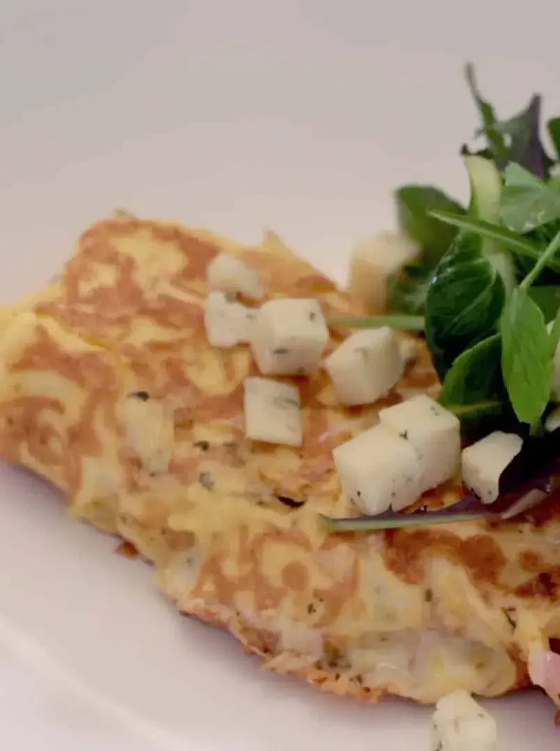 Omelette-mit-Heukräuter-Käse