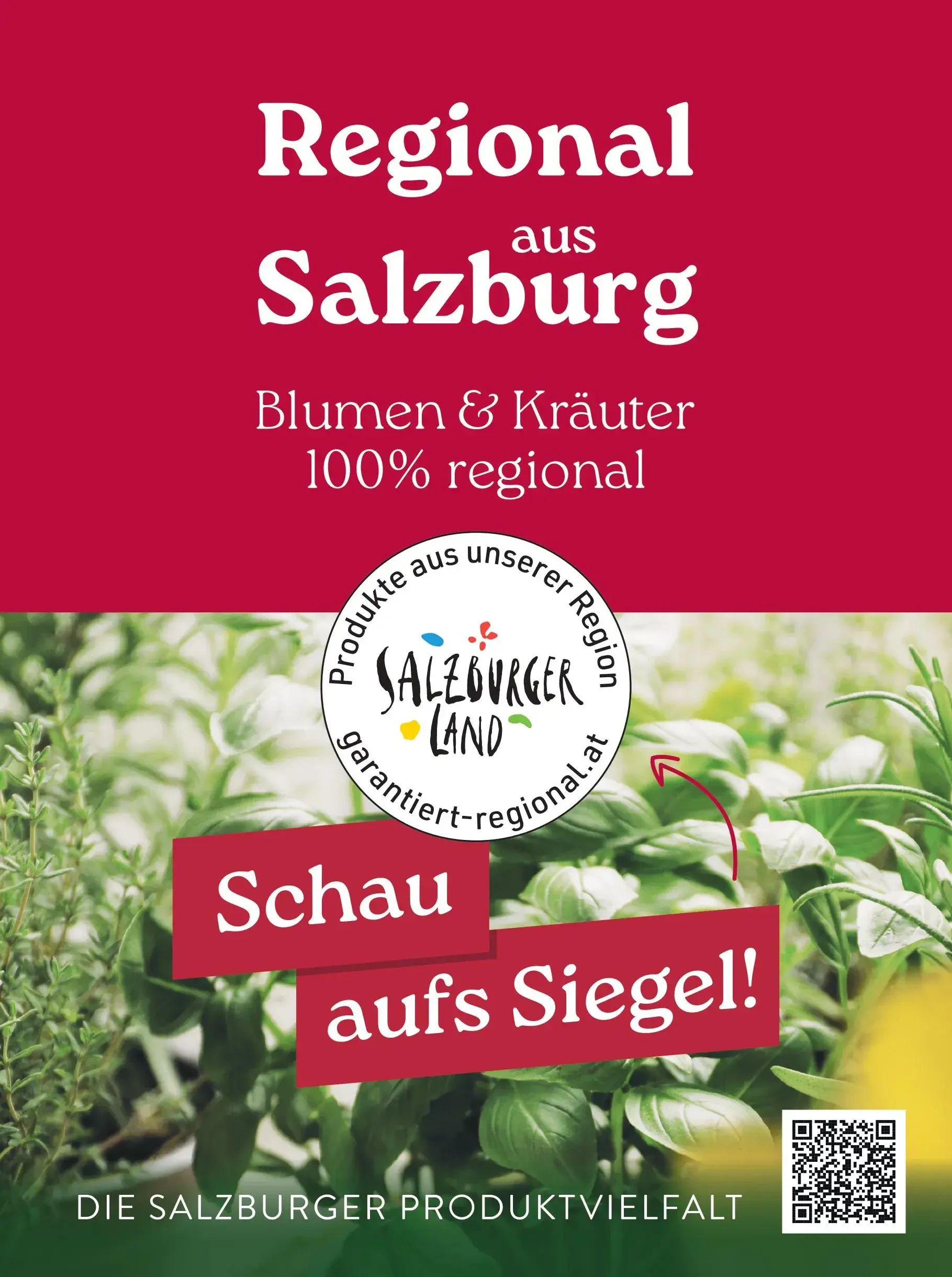 Salzburger_AgrarMarketing_Inserat_148x210_v0 Inserat Gärtner; Juli 2024; Schau aufs Siegel, SLHZ  © Salzburger Agrar Marketing © Salzburger Agrar Marketing