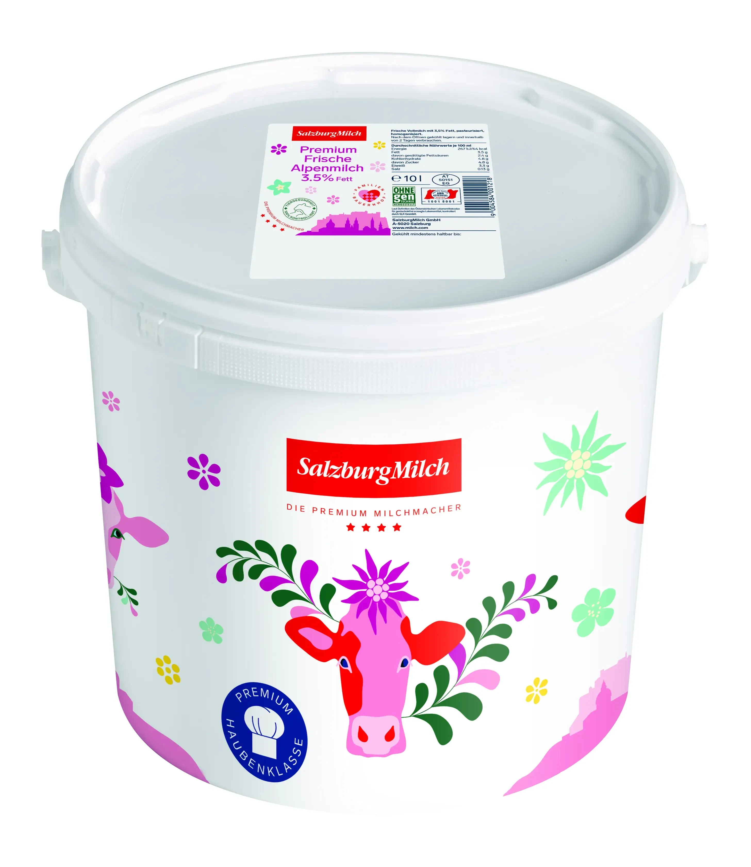 Eimer mit SalzburgMilch