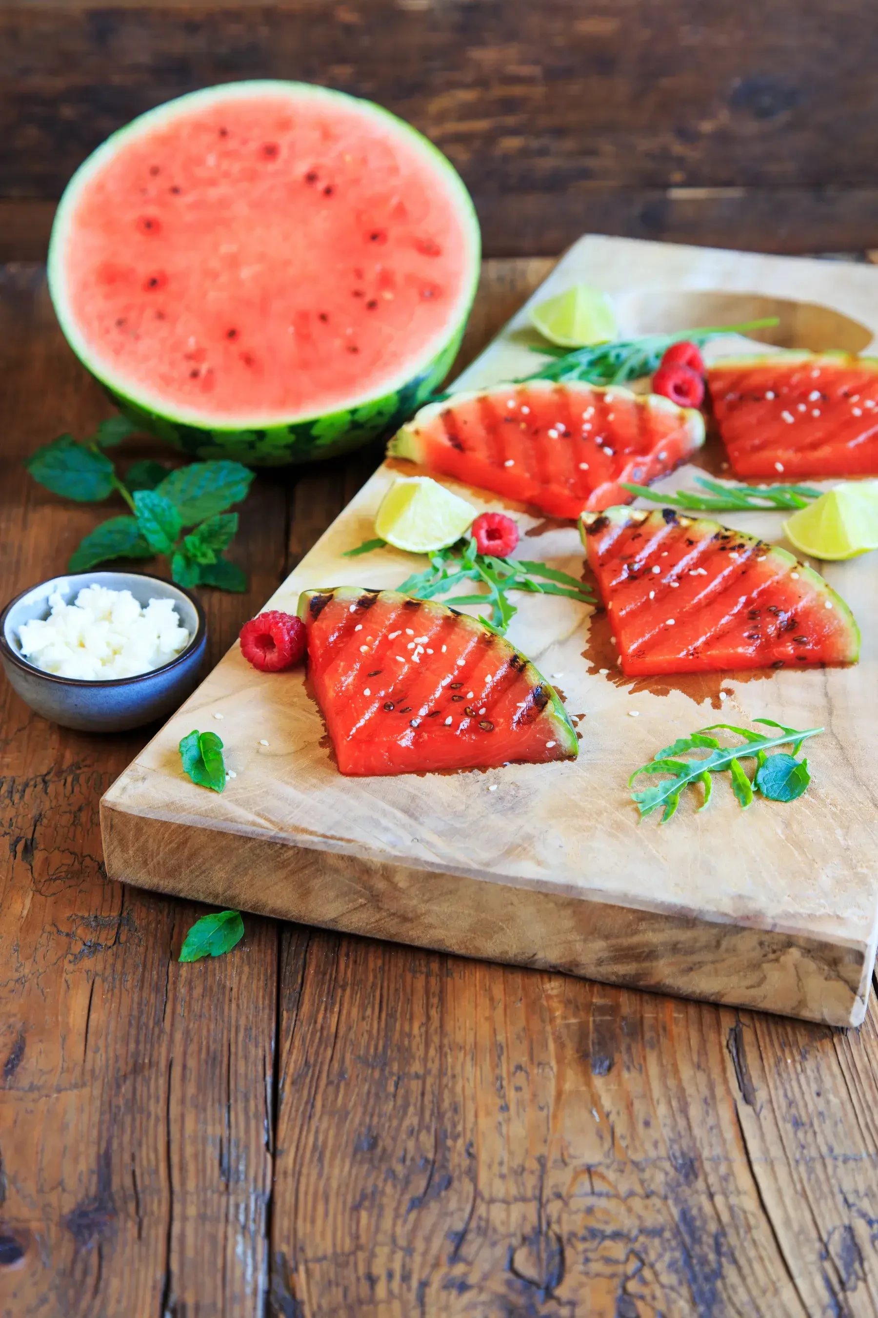 Gegrillte Wassermelone