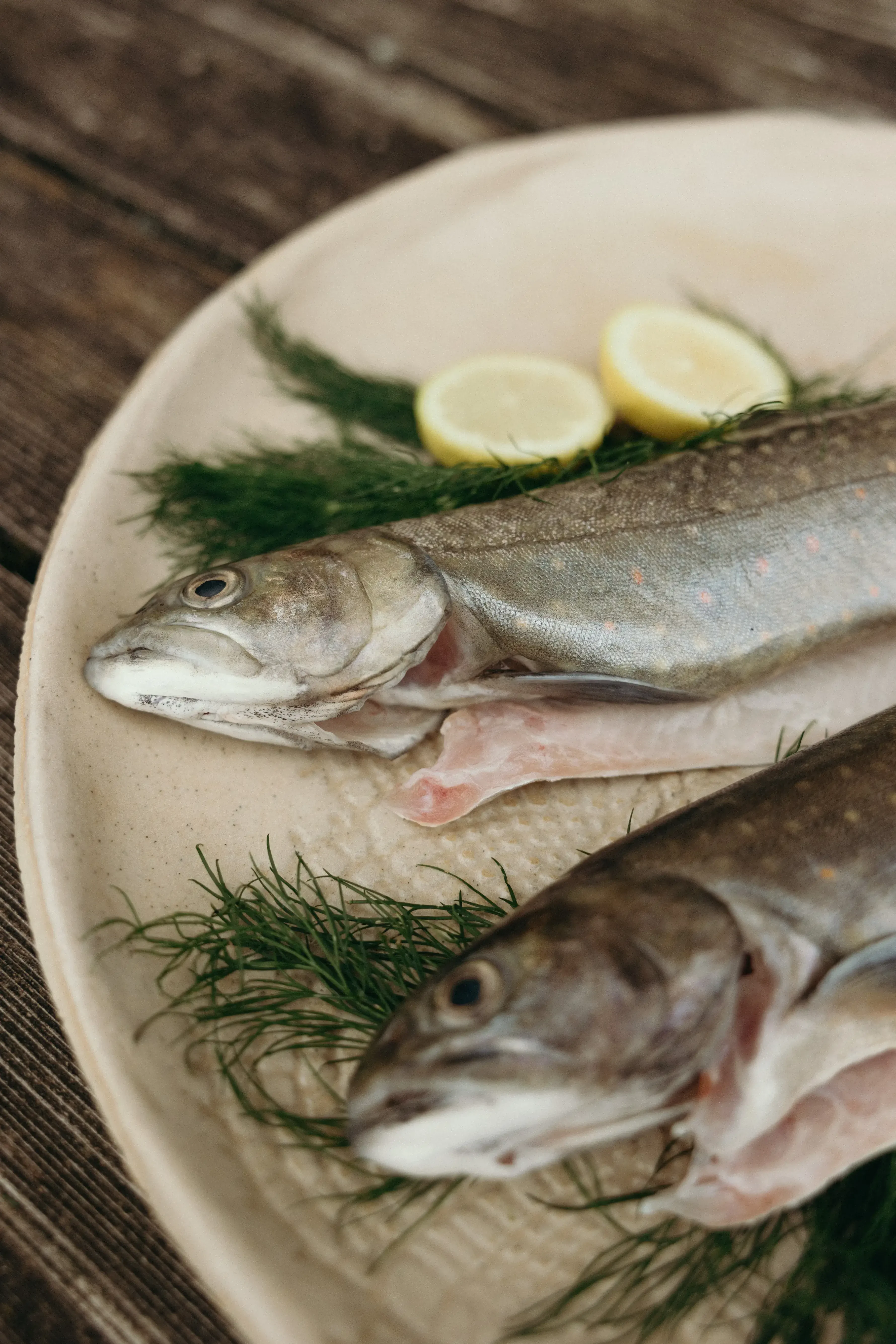 Fisch auf Tellter