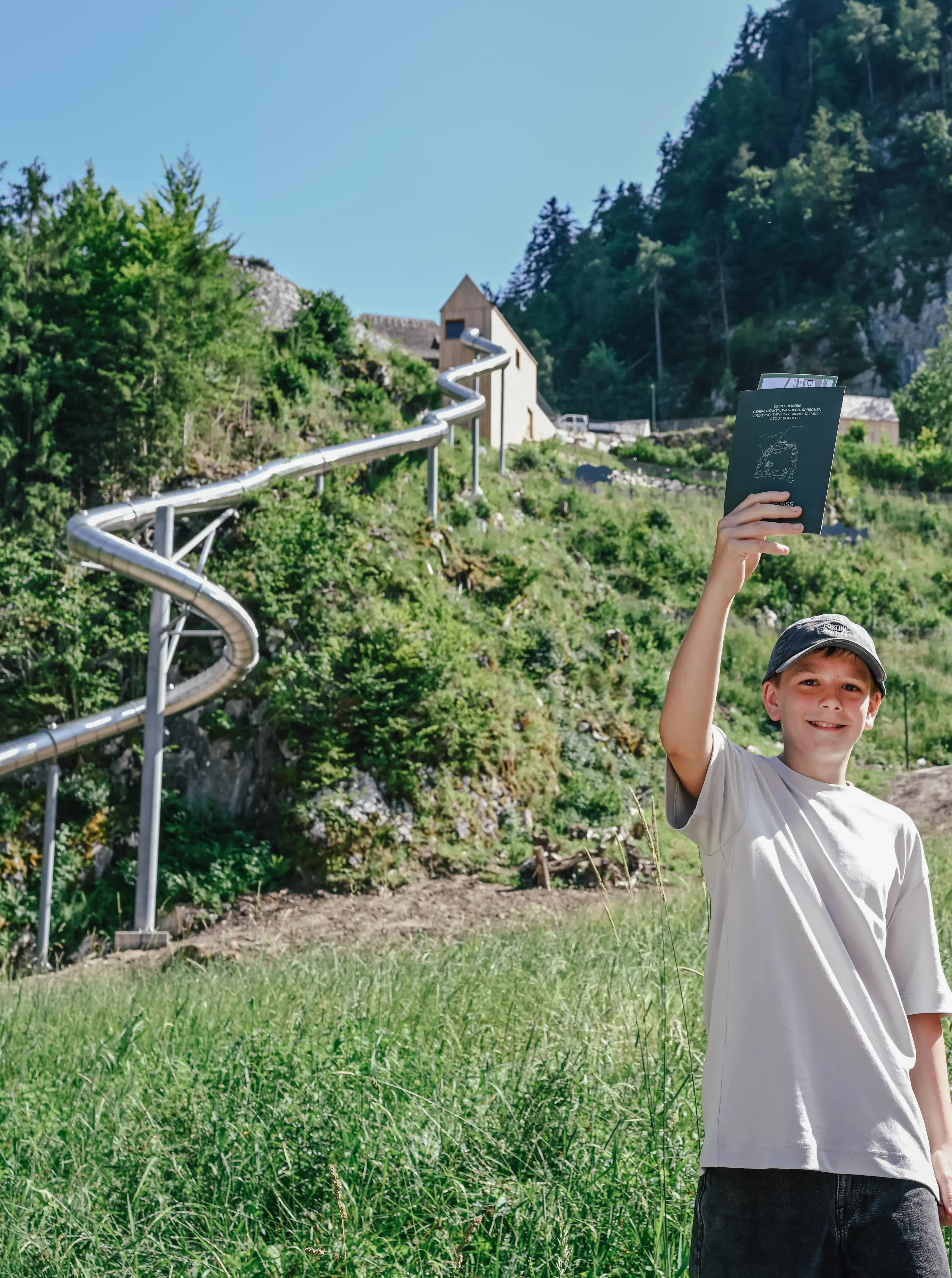 Fort Kniepass lÀngst lÀngste und höchste Röhren-Trockenrutsche Westösterreichs