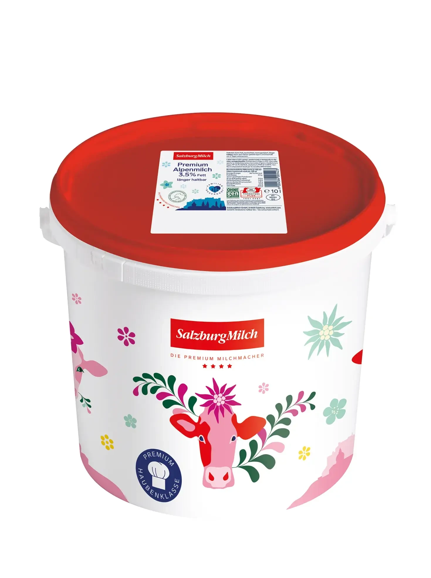 Premium Alpenmilch ESL 3,5% 10L von SalzburgMilch