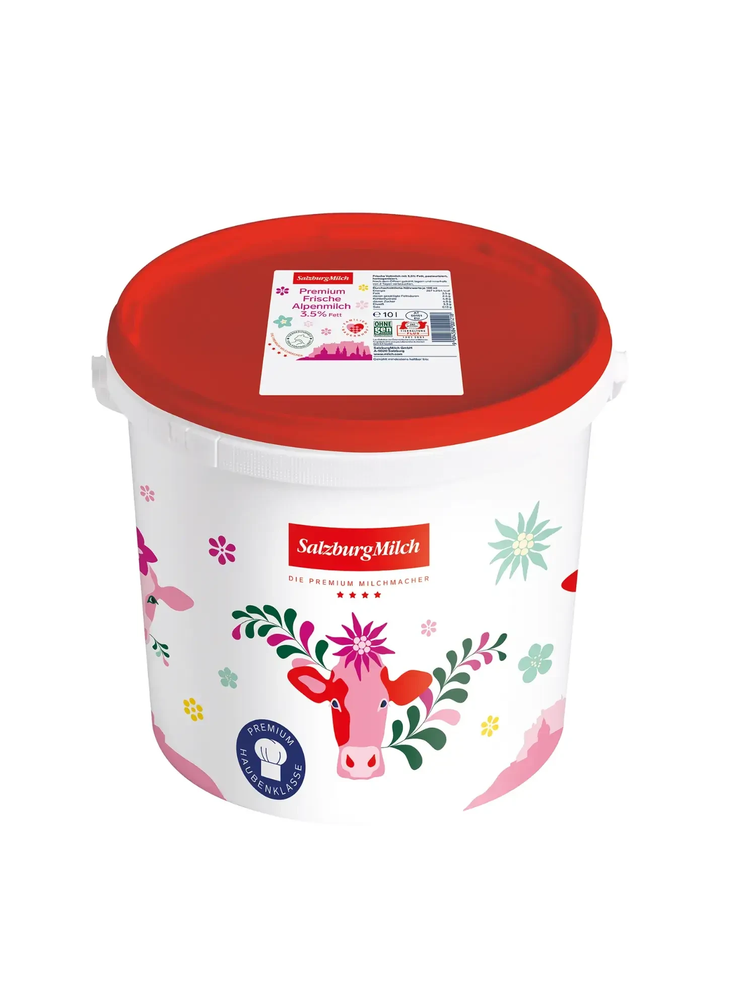 Premium Frische Alpenmilch 3,5% 10 L von SalzburgMilch