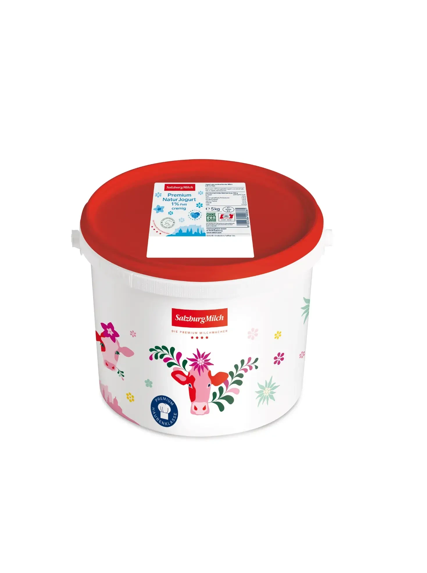 Premium Naturjogurt 1% cremig 5kg von SalzburgMilch