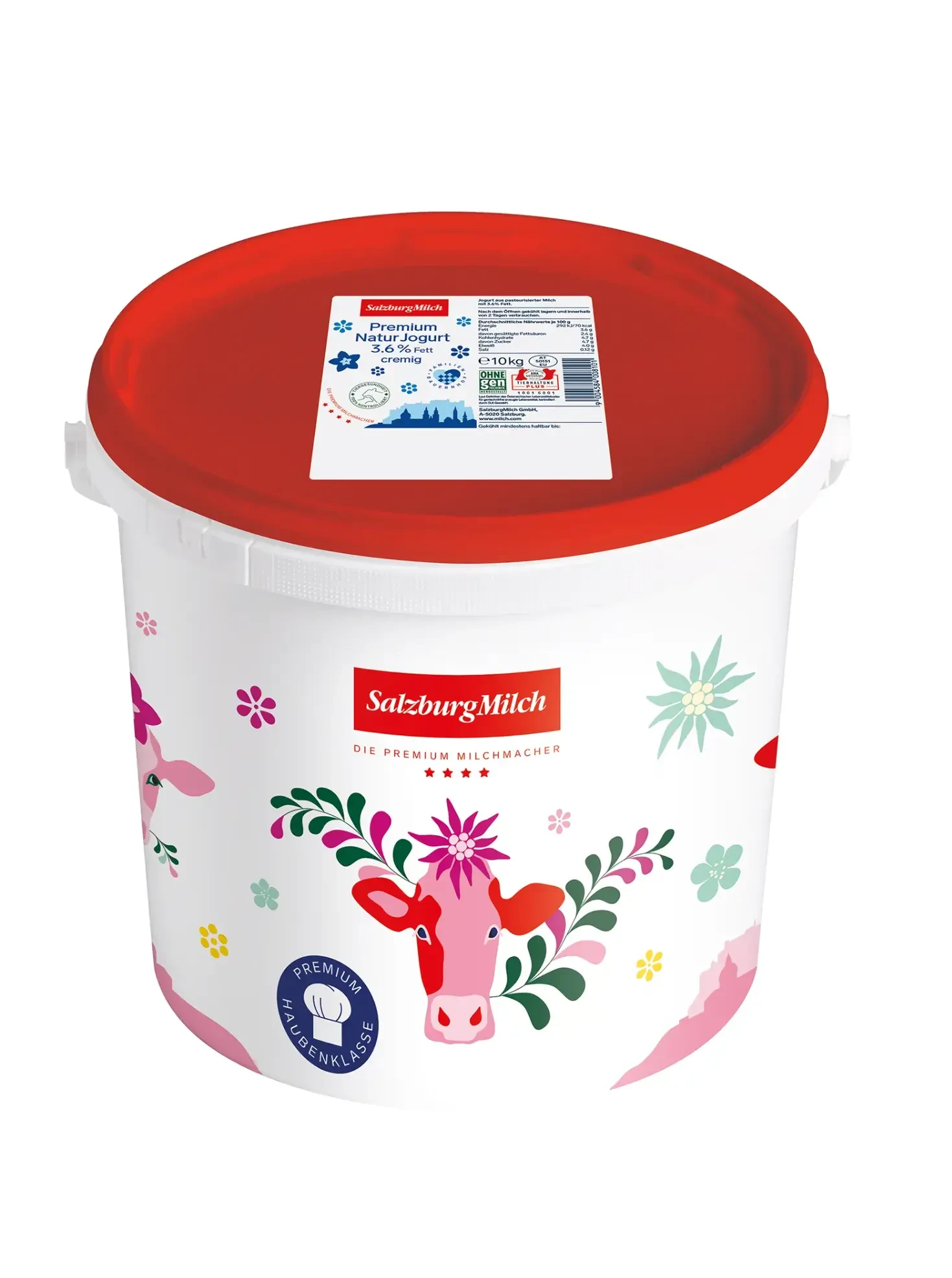 Premium Naturjogurt cremig 3,6% 10kg von SalzburgMilch