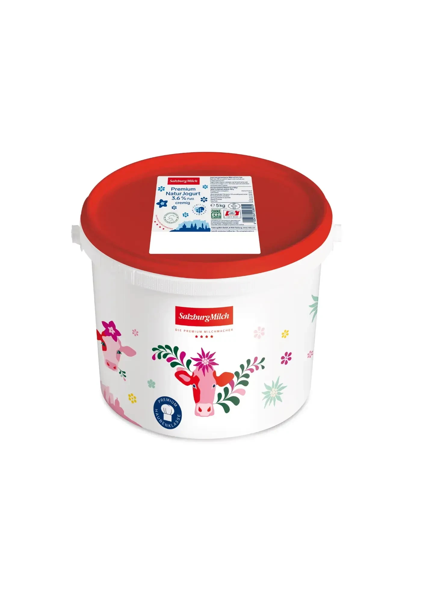 Premium Naturjogurt cremig 3,6% 5kg von SalzburgMilch