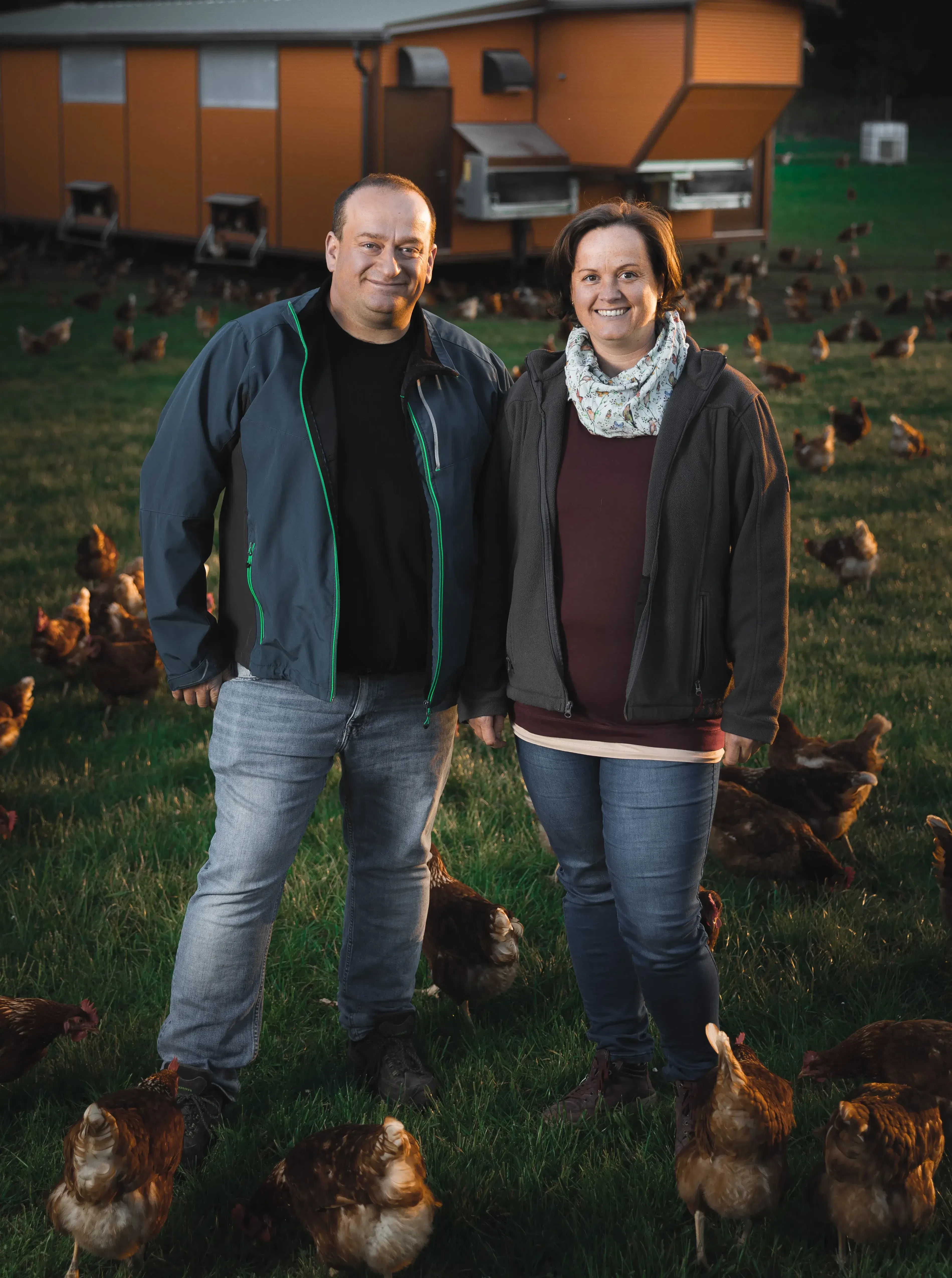 Familie Brandhuber Hühner Wanderstall