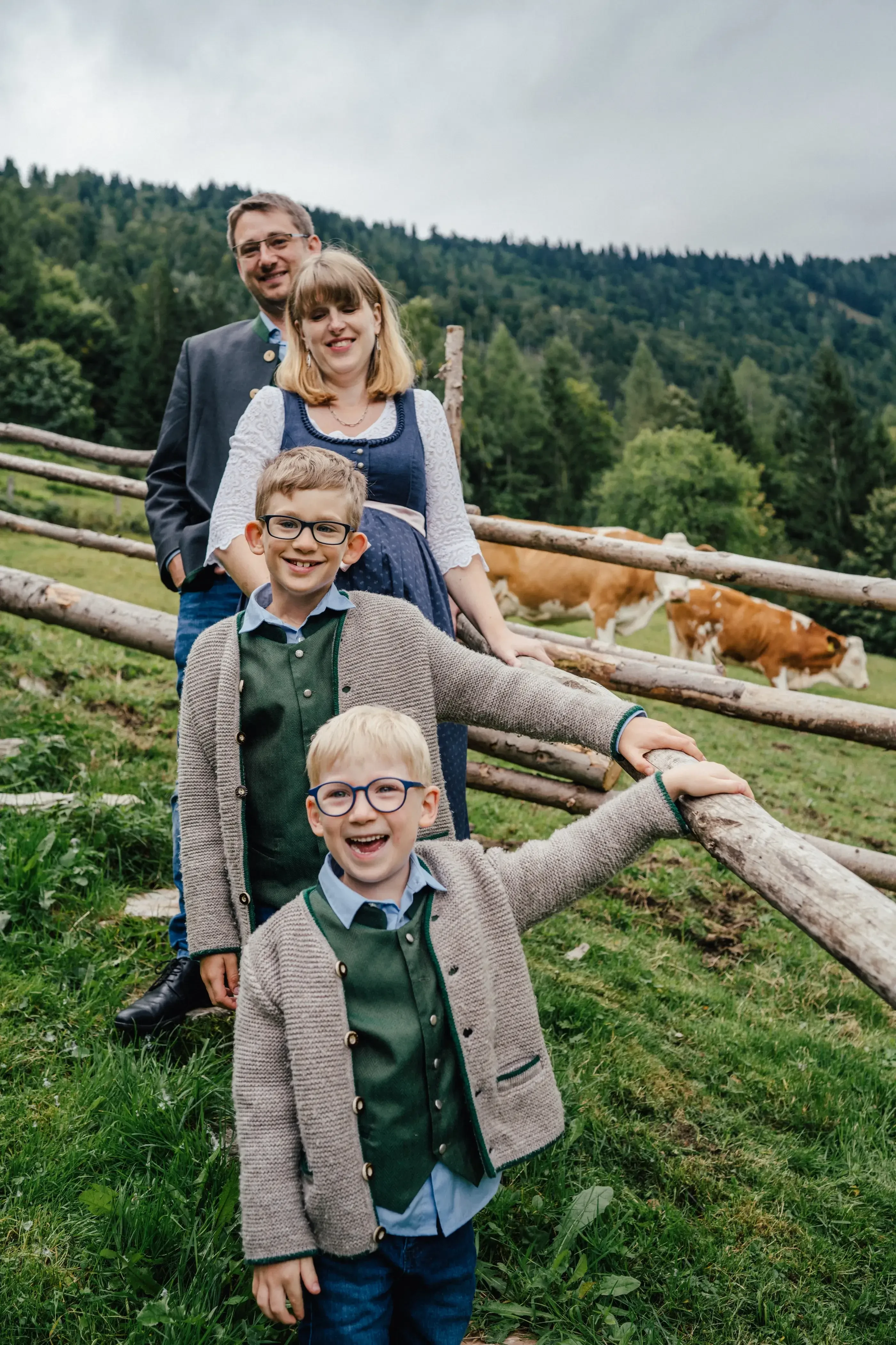 Familie Oberascher Krapfbauer