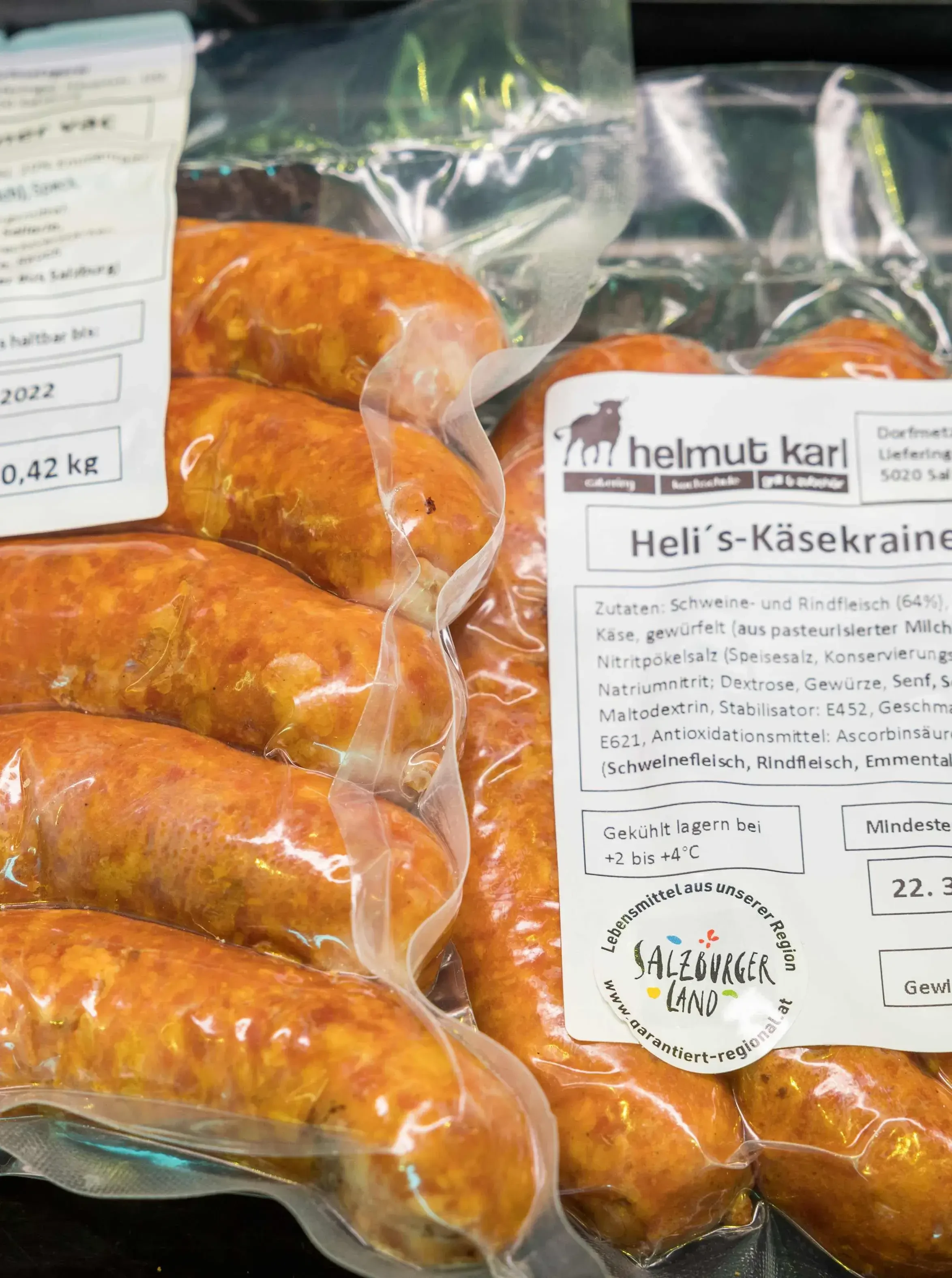 Helis Käsekrainer von der Dorfmetzgerei Karl