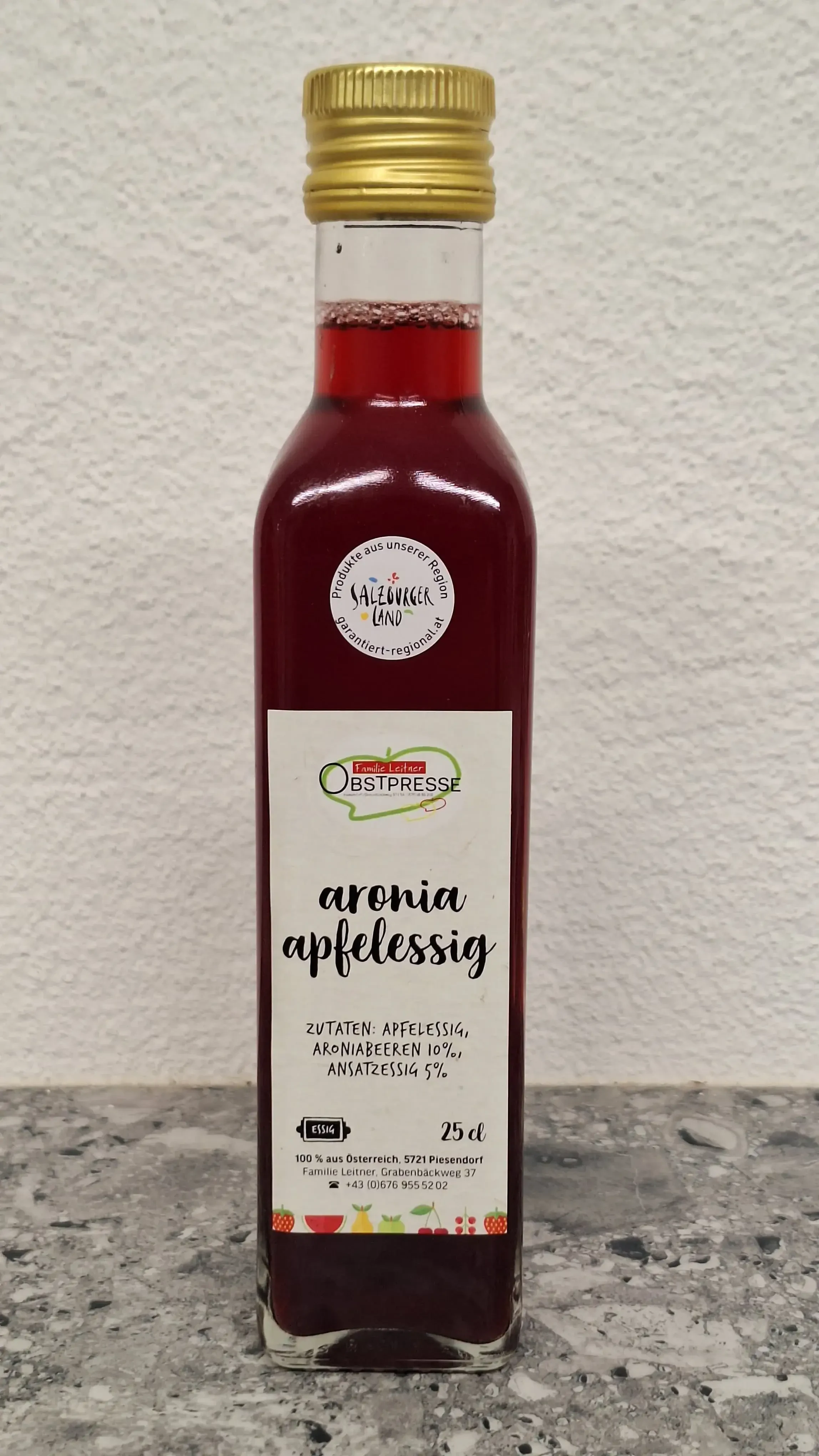 Apfel Aronia Essig Obstpresse Leitner