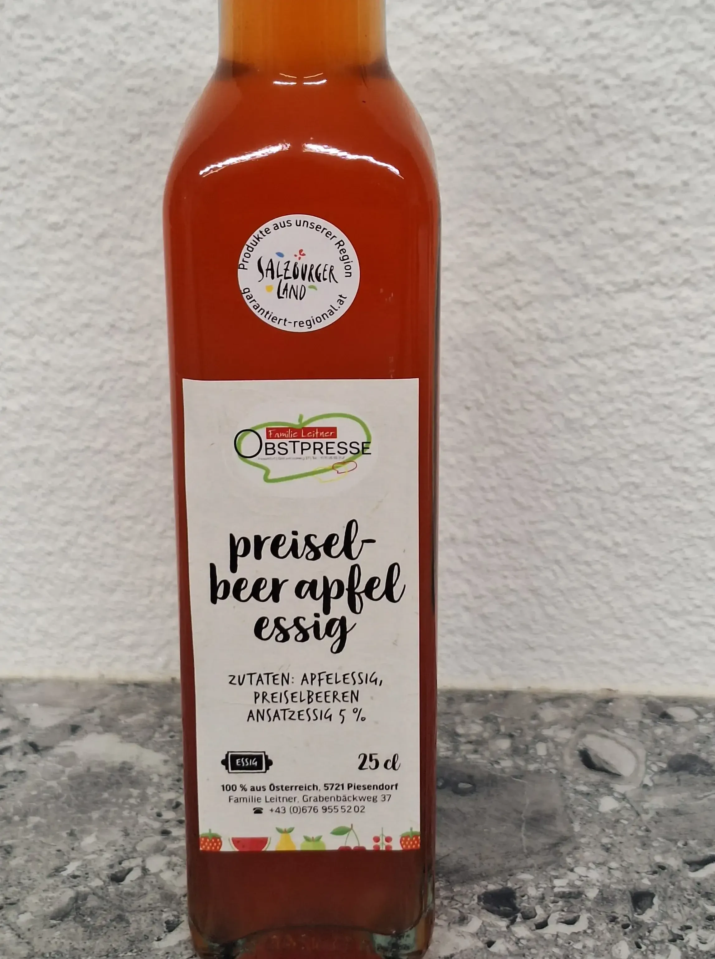 Preiselbeer Apfelessig