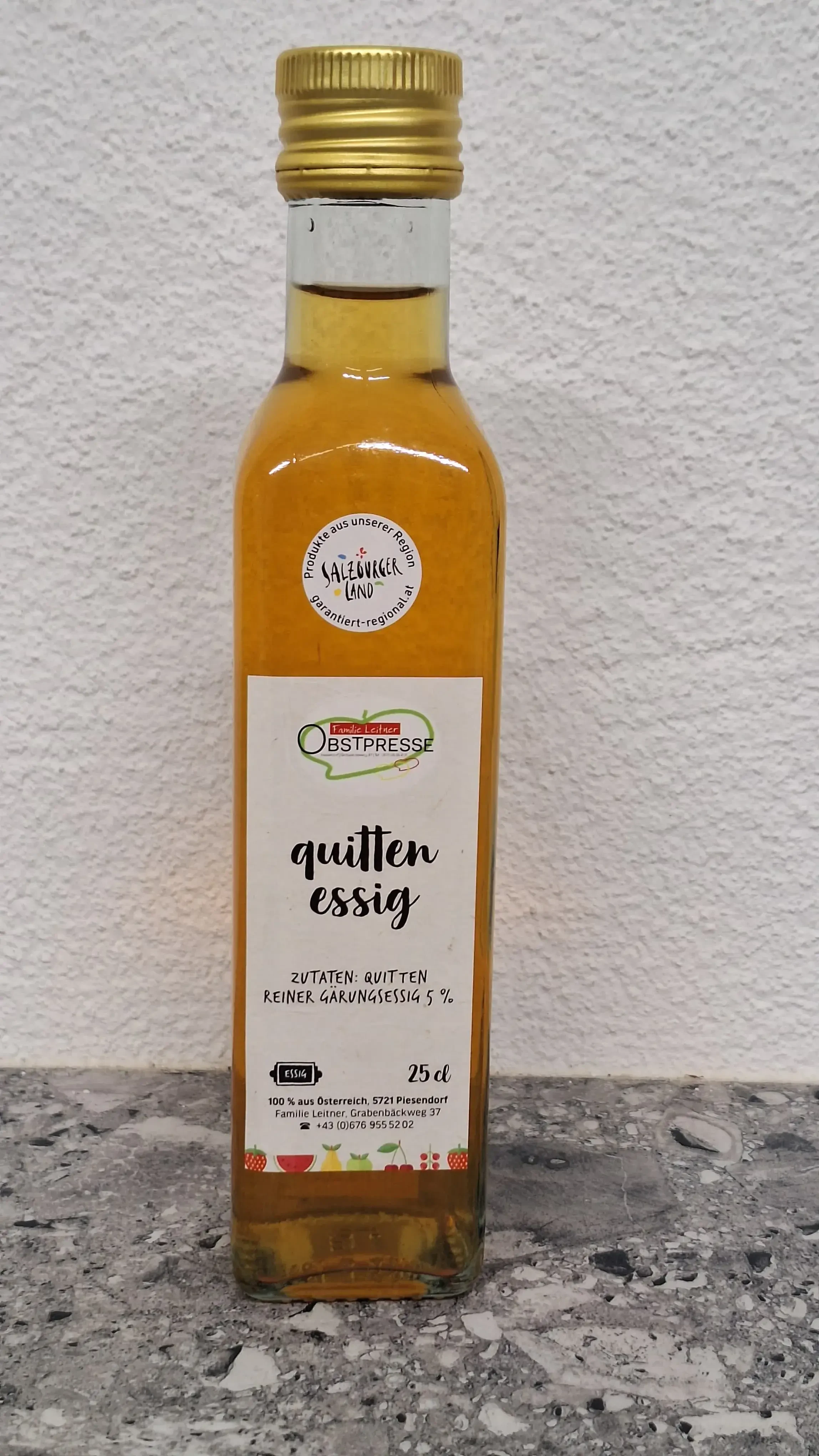 Quittenessig Obstpresse Leitner