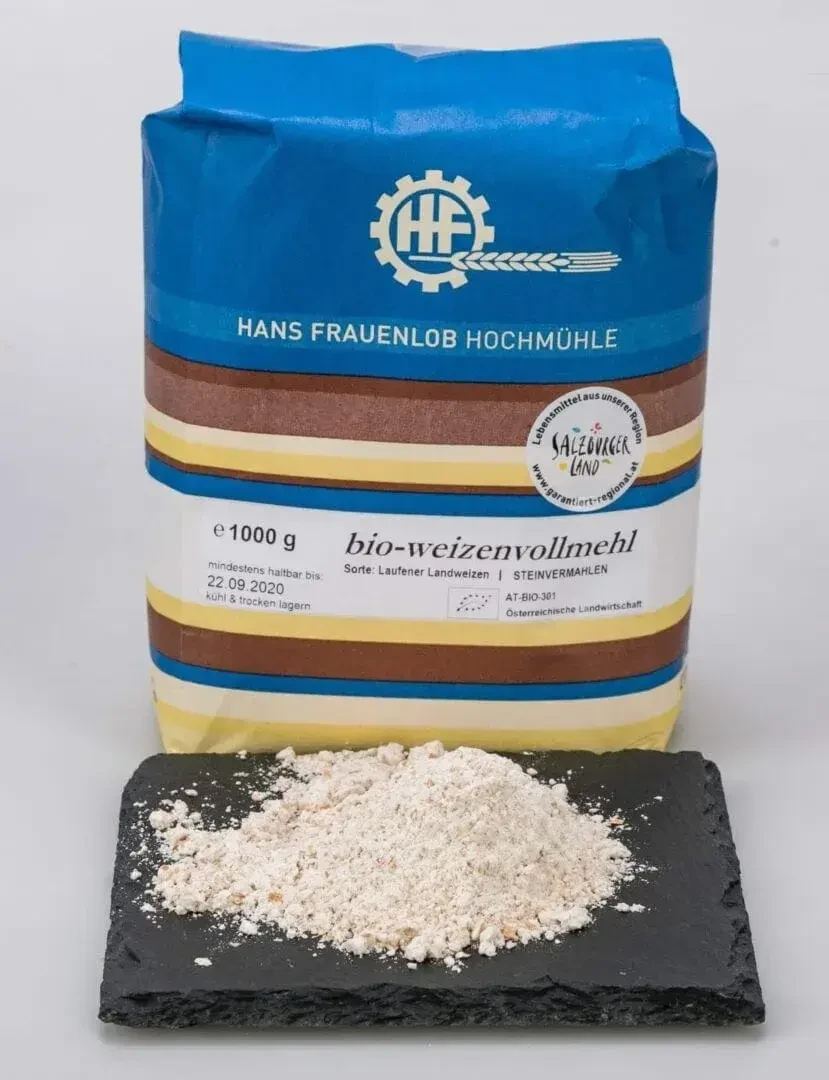 Bio-weizenvollmehl sorte laufener landweizen_steinvermahlen © Hochmühle Frauenlob