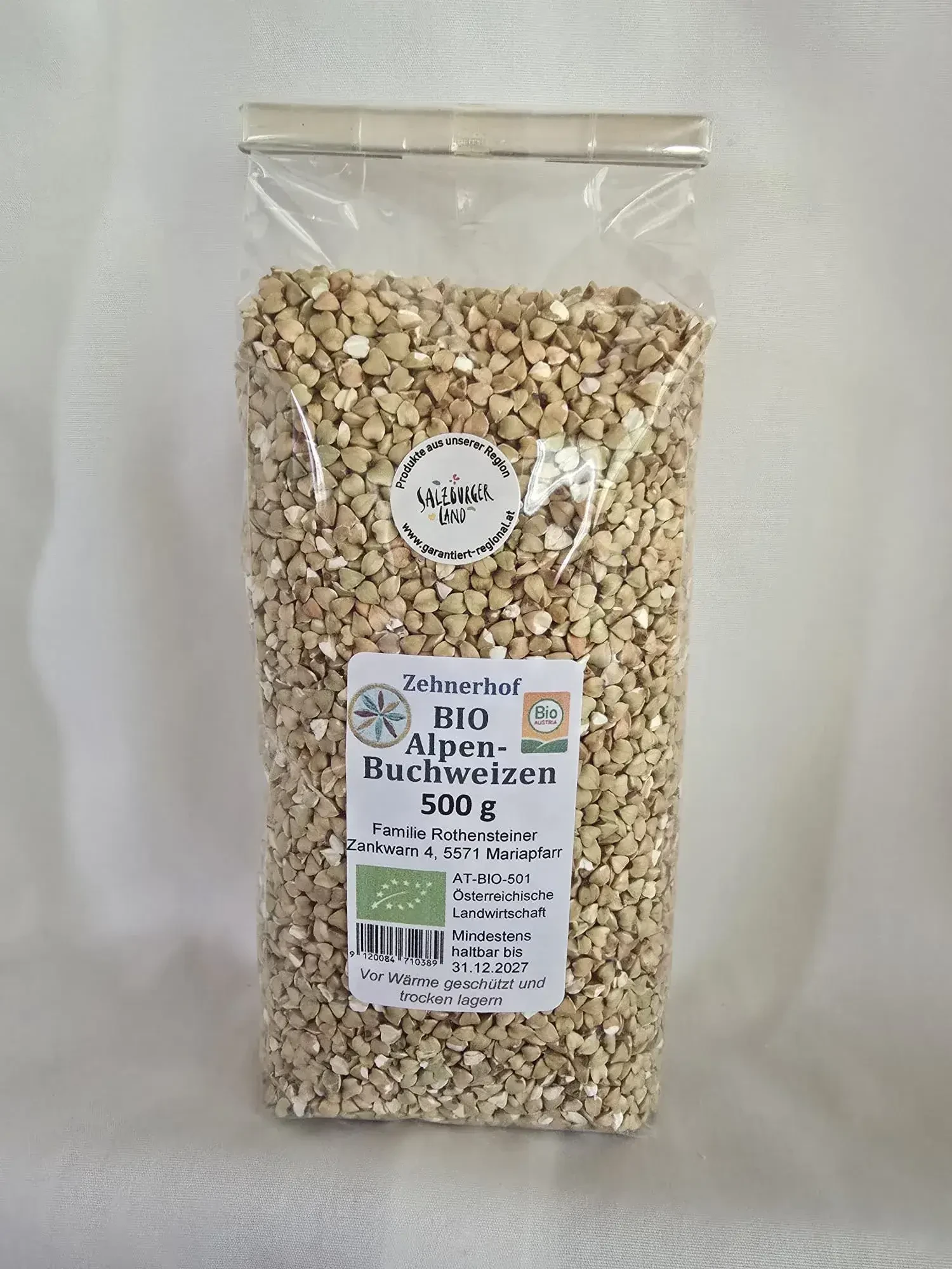 Bio Alpen-Buchweizen 300 g und 500g vom Zehnerhof in Mariapfarr