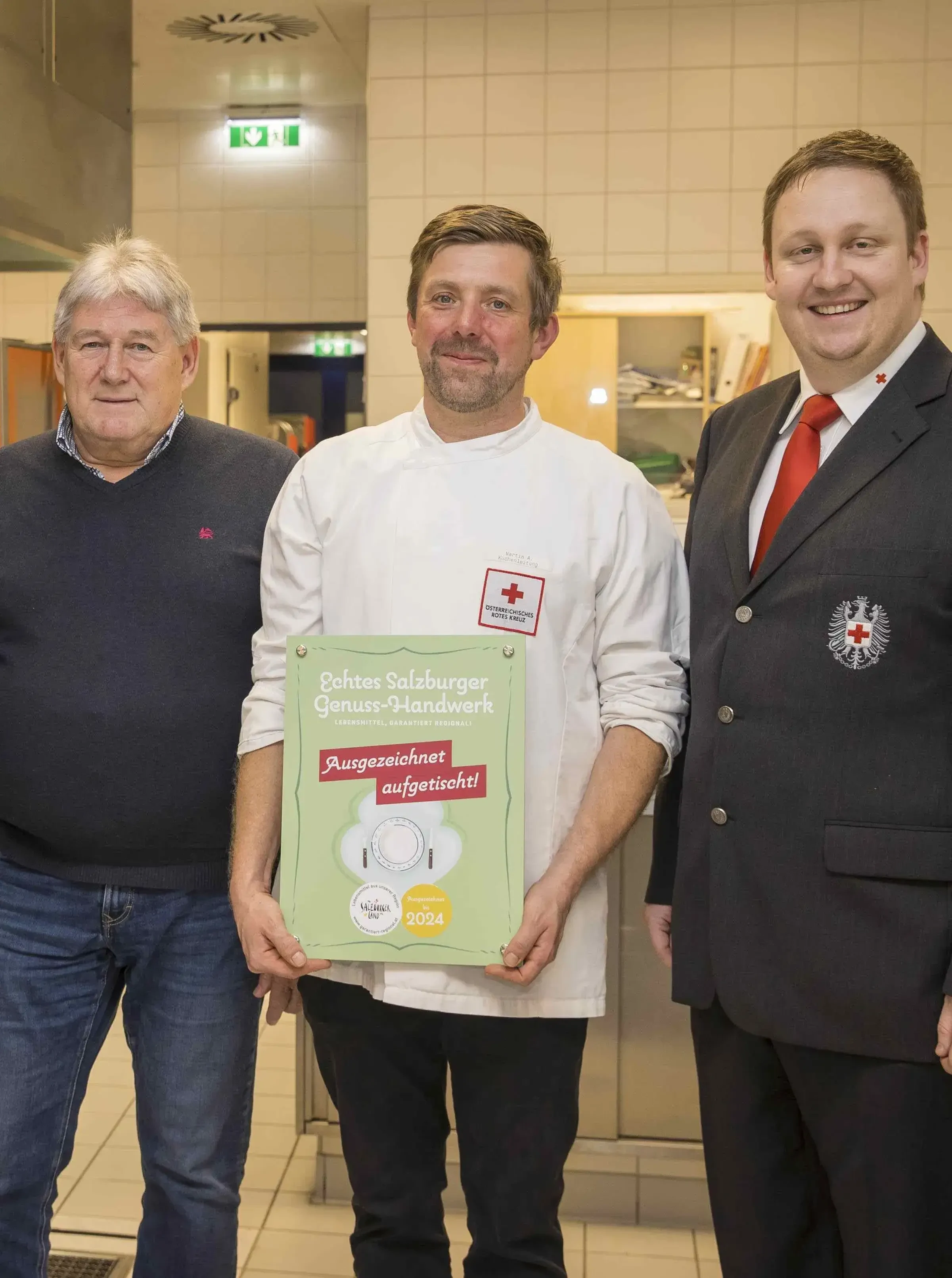 Rotes Kreuz Salzburg – Küche Seniorenwohnhaus Puch: Regionale Gemeinschaftsverpflegung vor Ort
