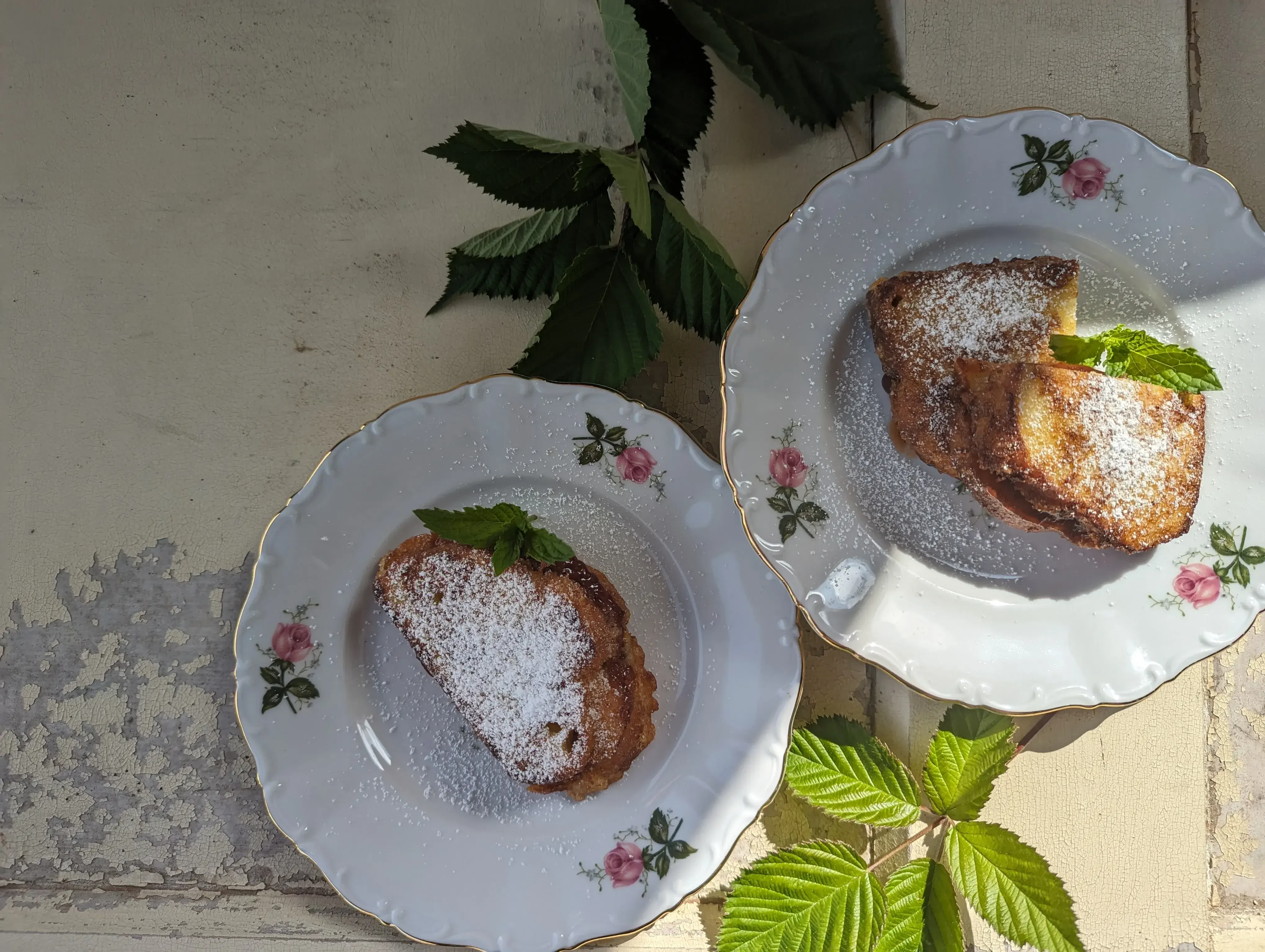 Weißbrot Süßspeise