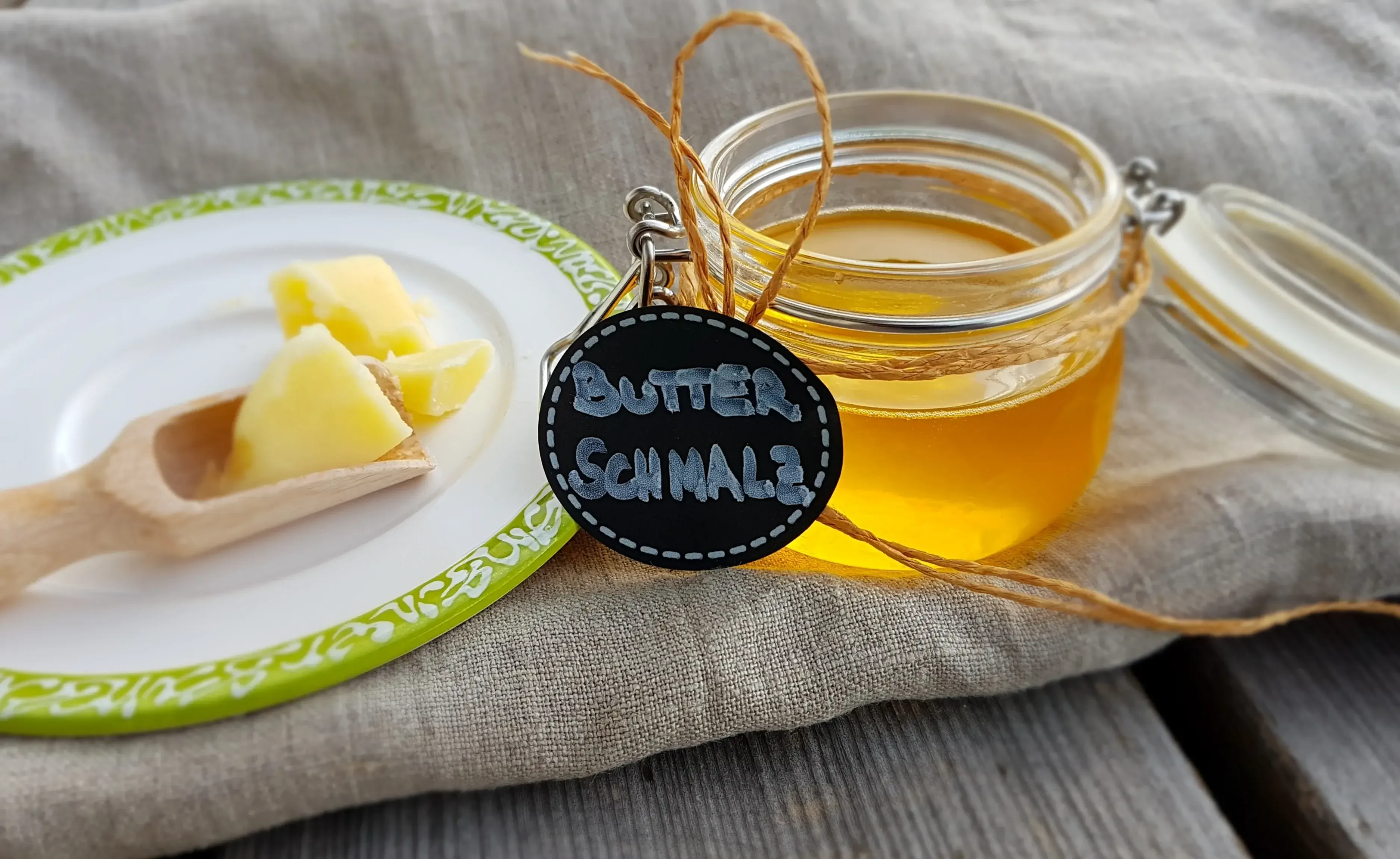 erhitzte Butter