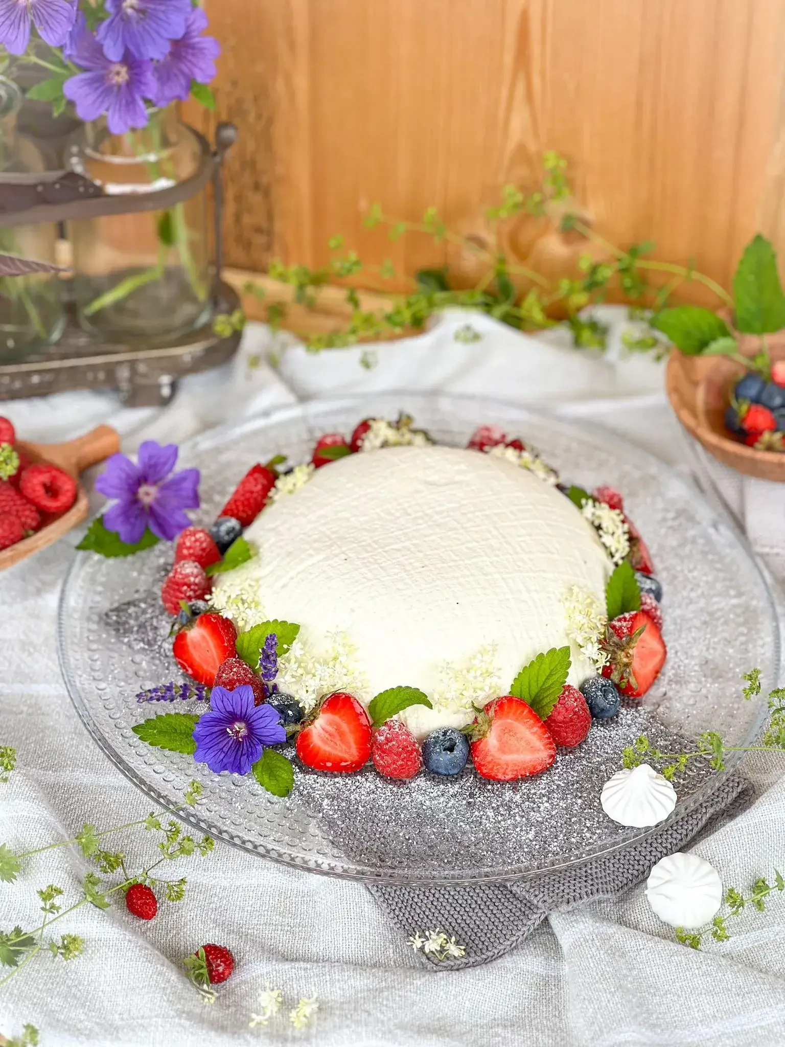 Dessert mit Joghurt
