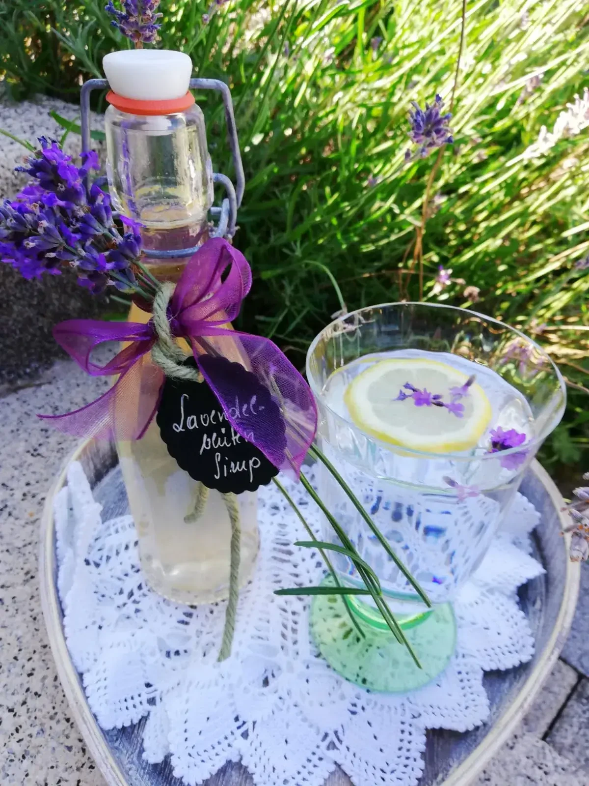 Selbstgemachter Sirup, Lavendel