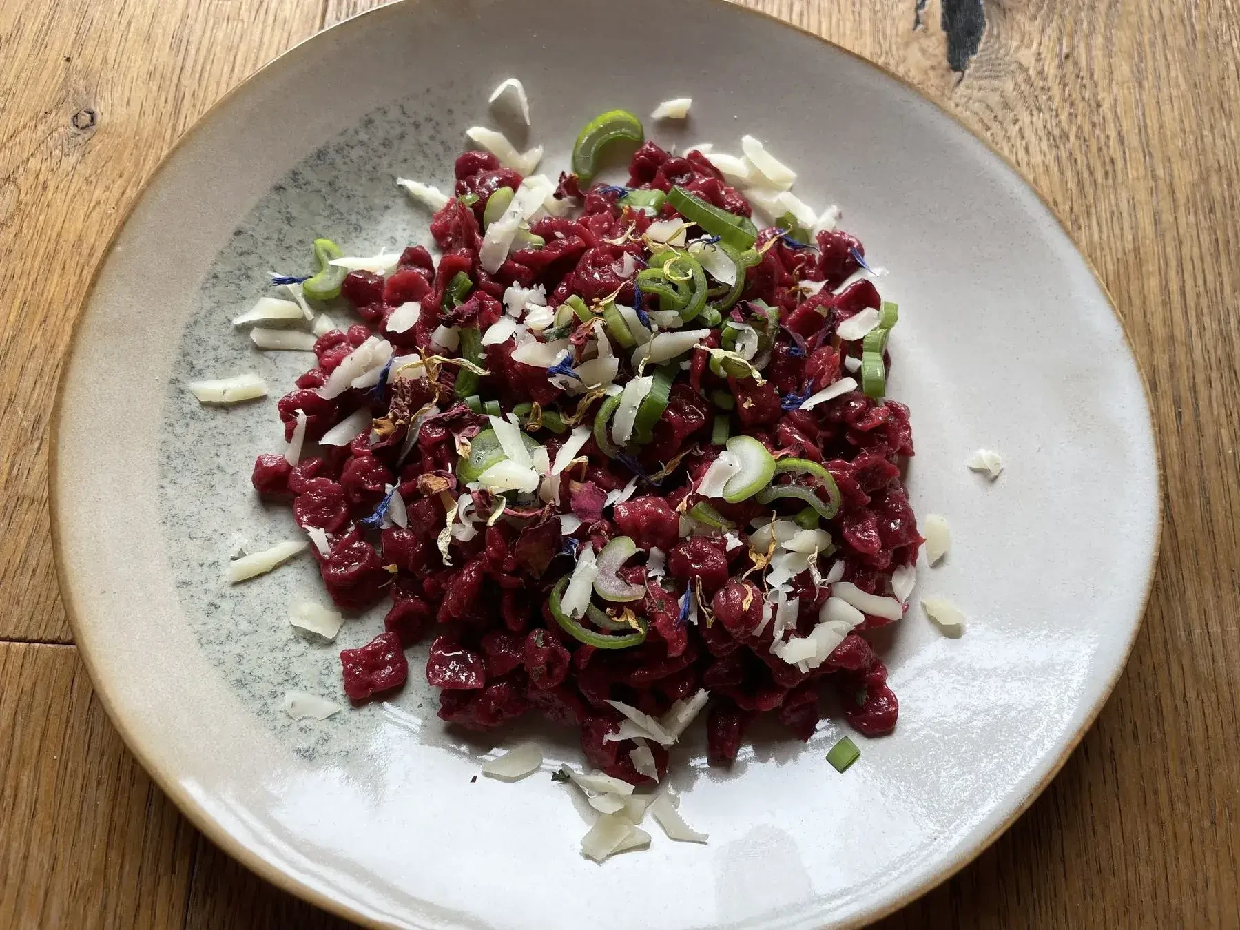 Rote Spätzle