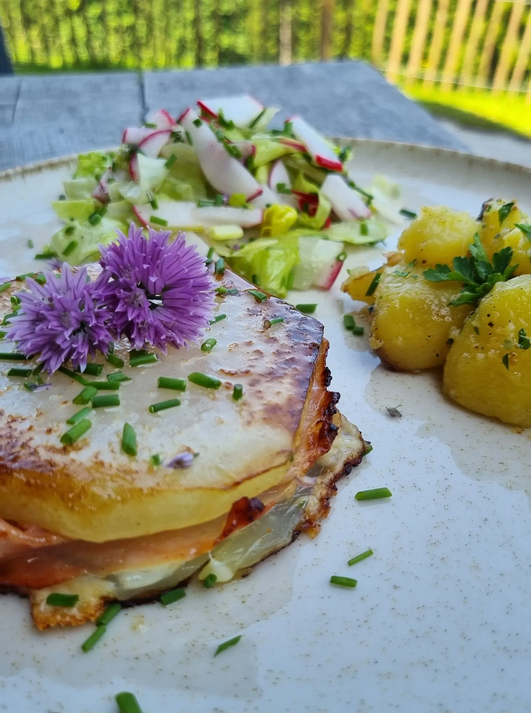 Cordonbleu aus Kohlrabi