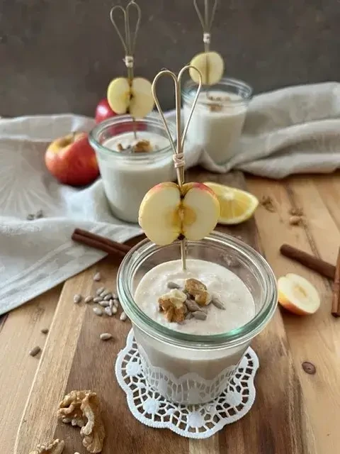 Apfel Quark Dessert