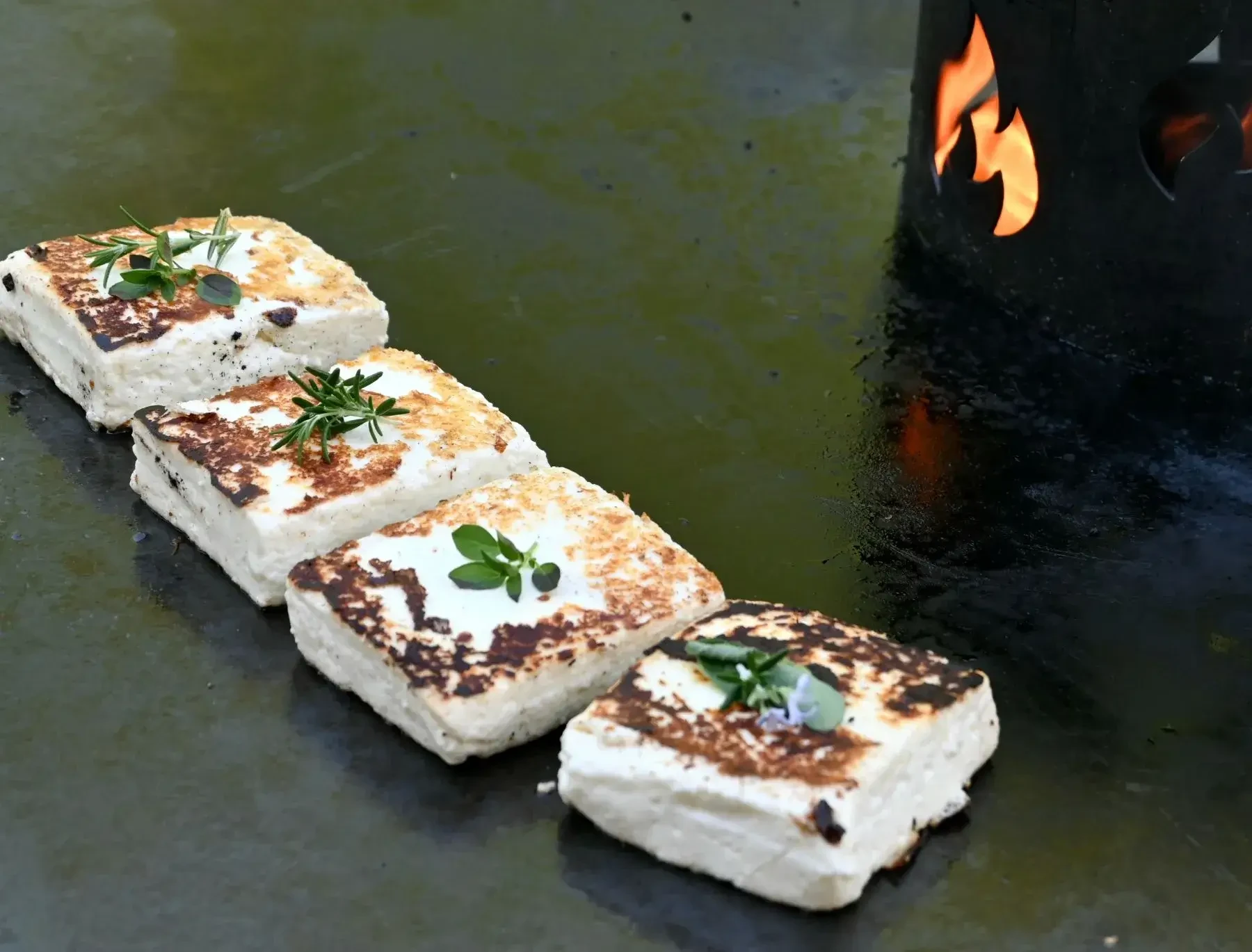 Käse am Grill