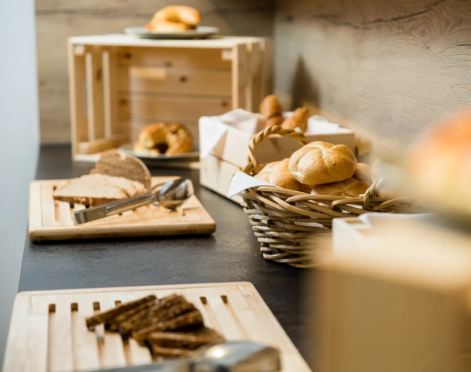 Brotsorten am Buffet