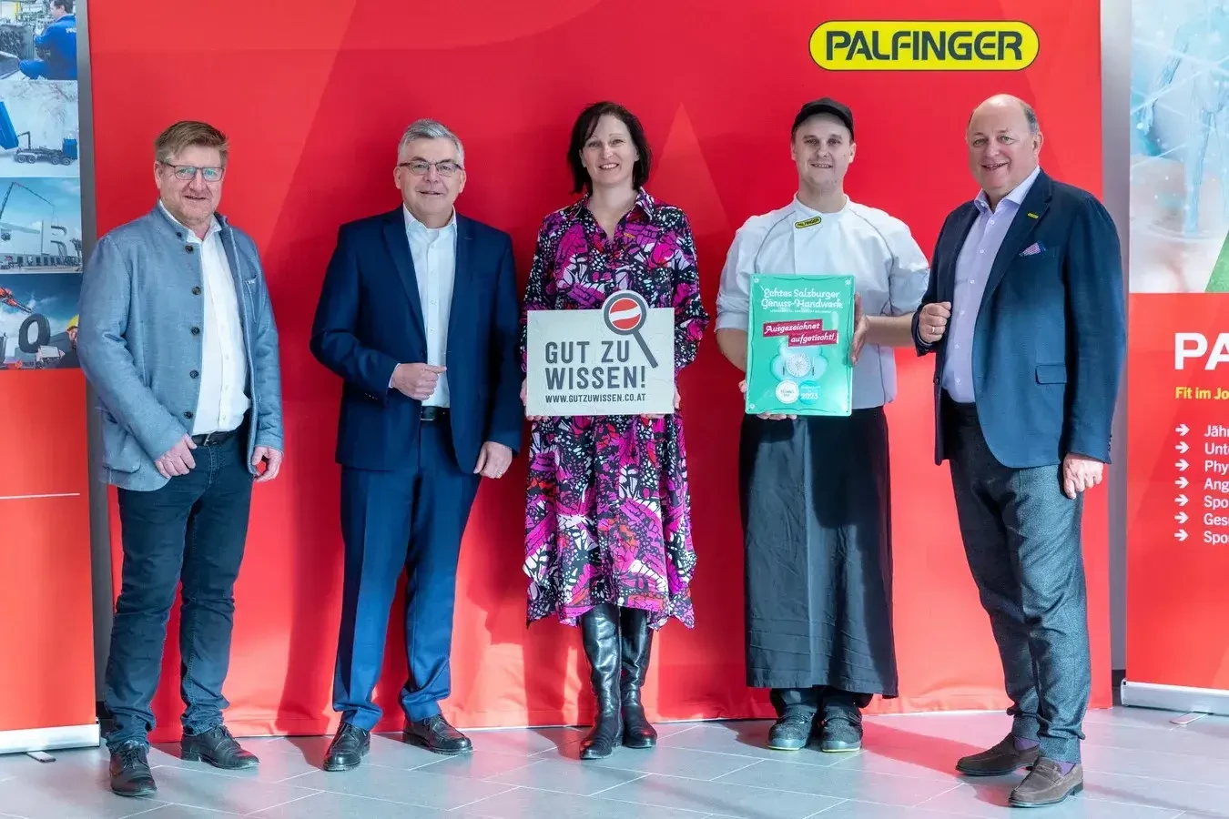 PALFINGER-Auszeichnung-GzW-Köstendorf Gute Koste regional