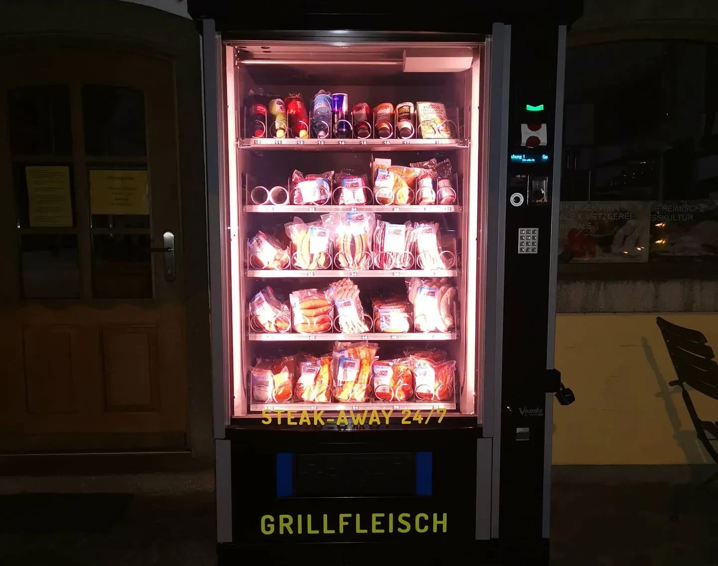 Warenautomat Grillfleisch