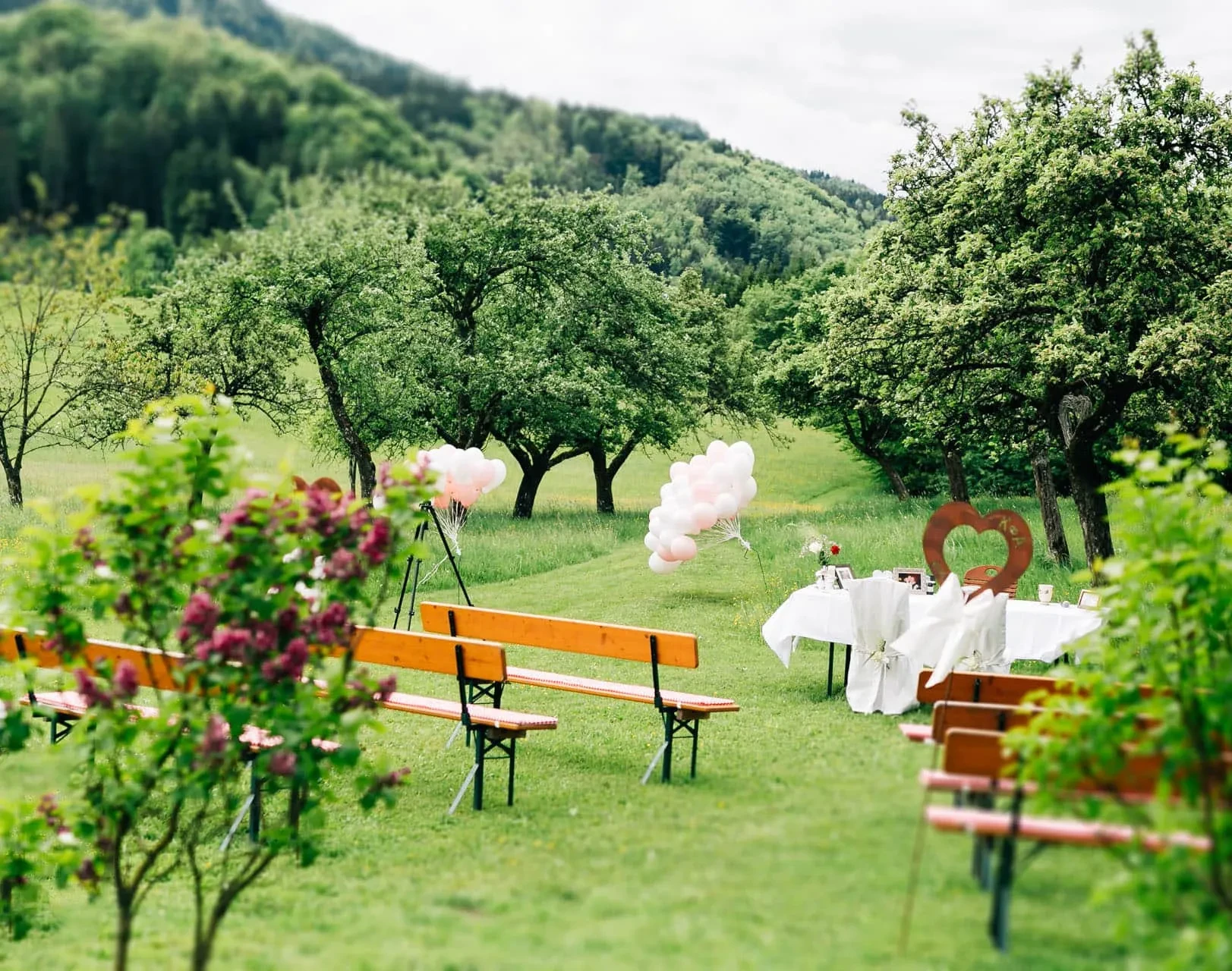 Der Gasthof Kienberg ist auch eine schöne Hochzeitslocation für Naturliebhaber:innen