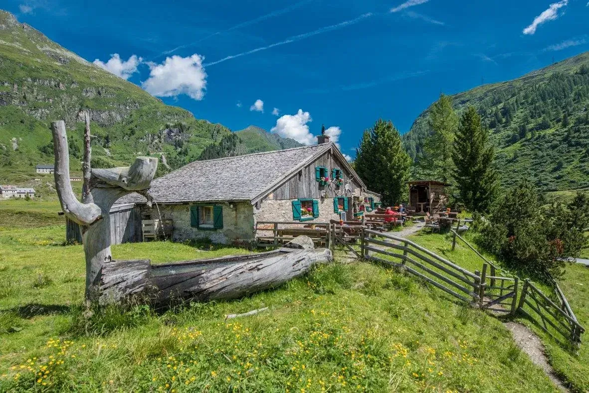 Schareckalm im Nassfeld ist ein wunderschönes Ausflugsziel.