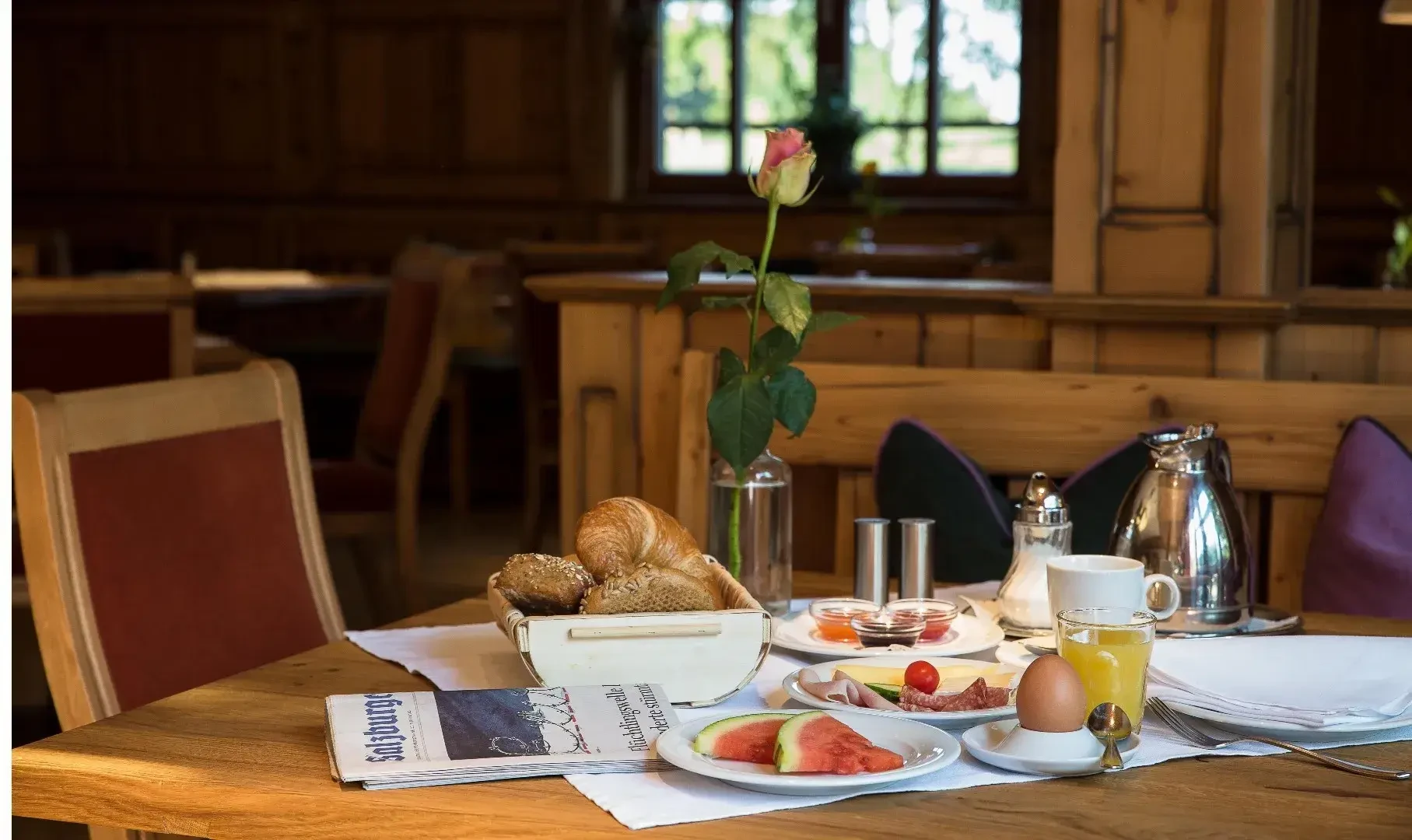 Genussvoll Frühstücken mit regionalen Produkten beim Steinerwirt in Großgmain