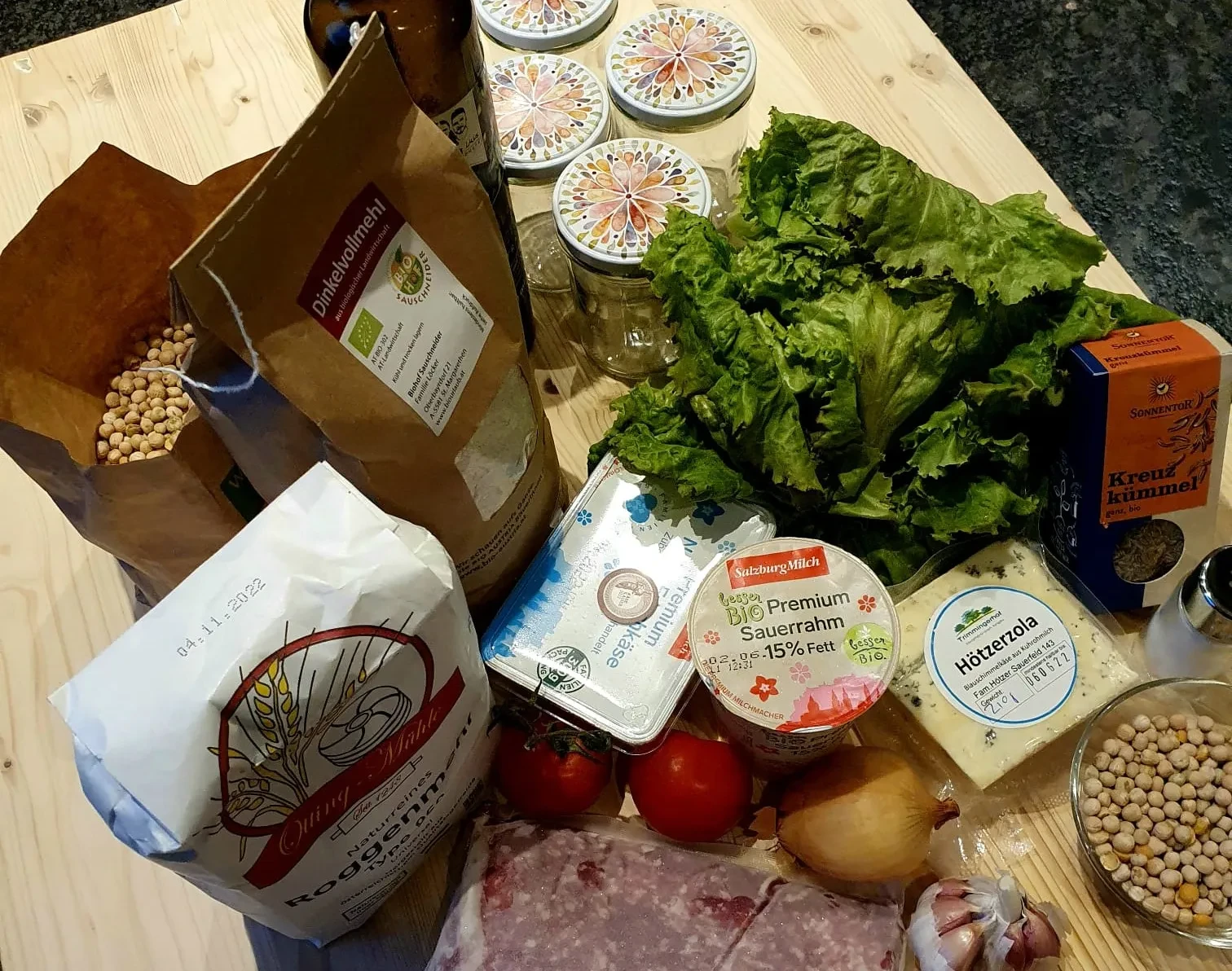 Produkte am Brett