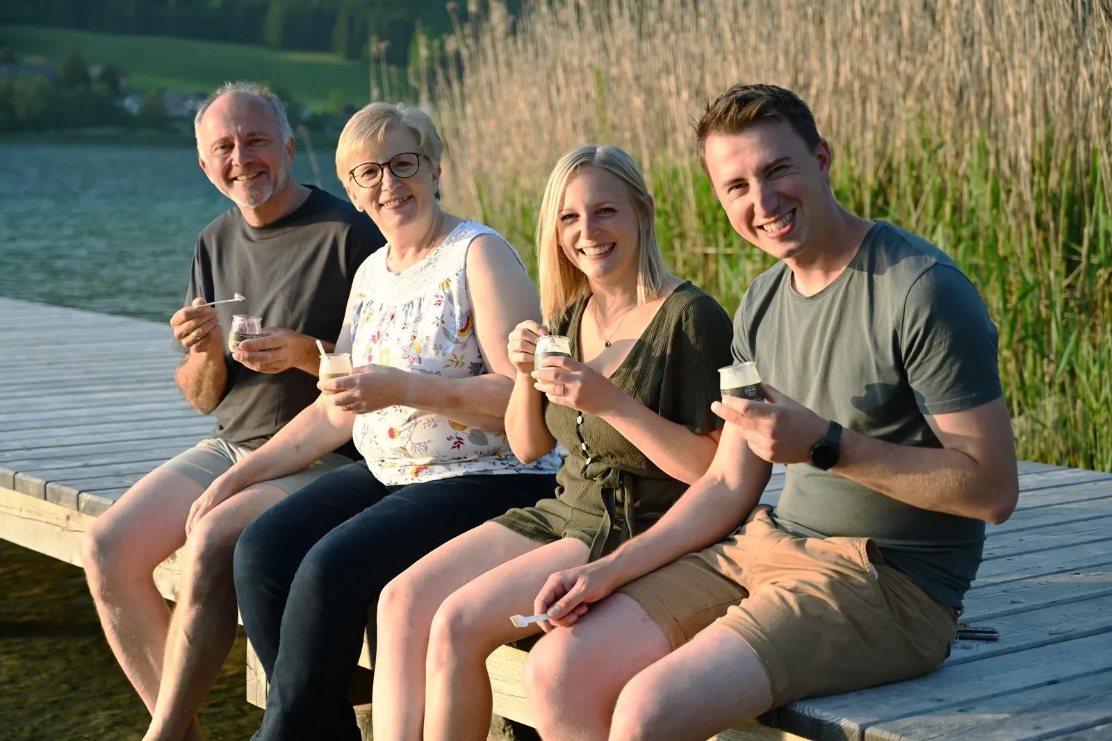 Familie Eisl vom Seegut in Abersee.