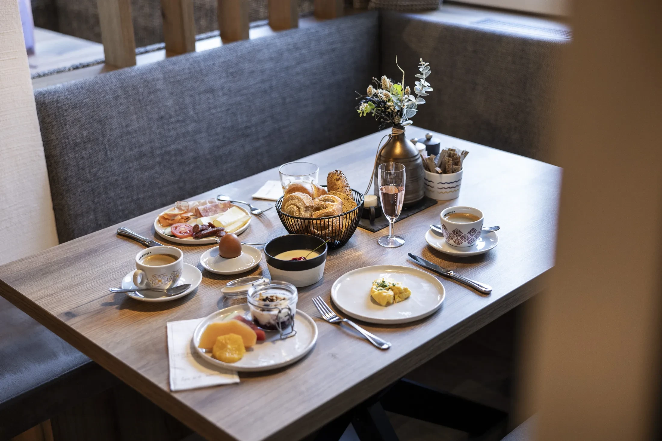 Frühstückstisch im Pongauerhof